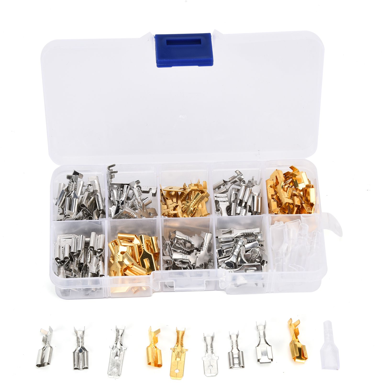 150Pcs Wire Terminals Brass Oxidation Resistance Corrosion Resistance High — image 1