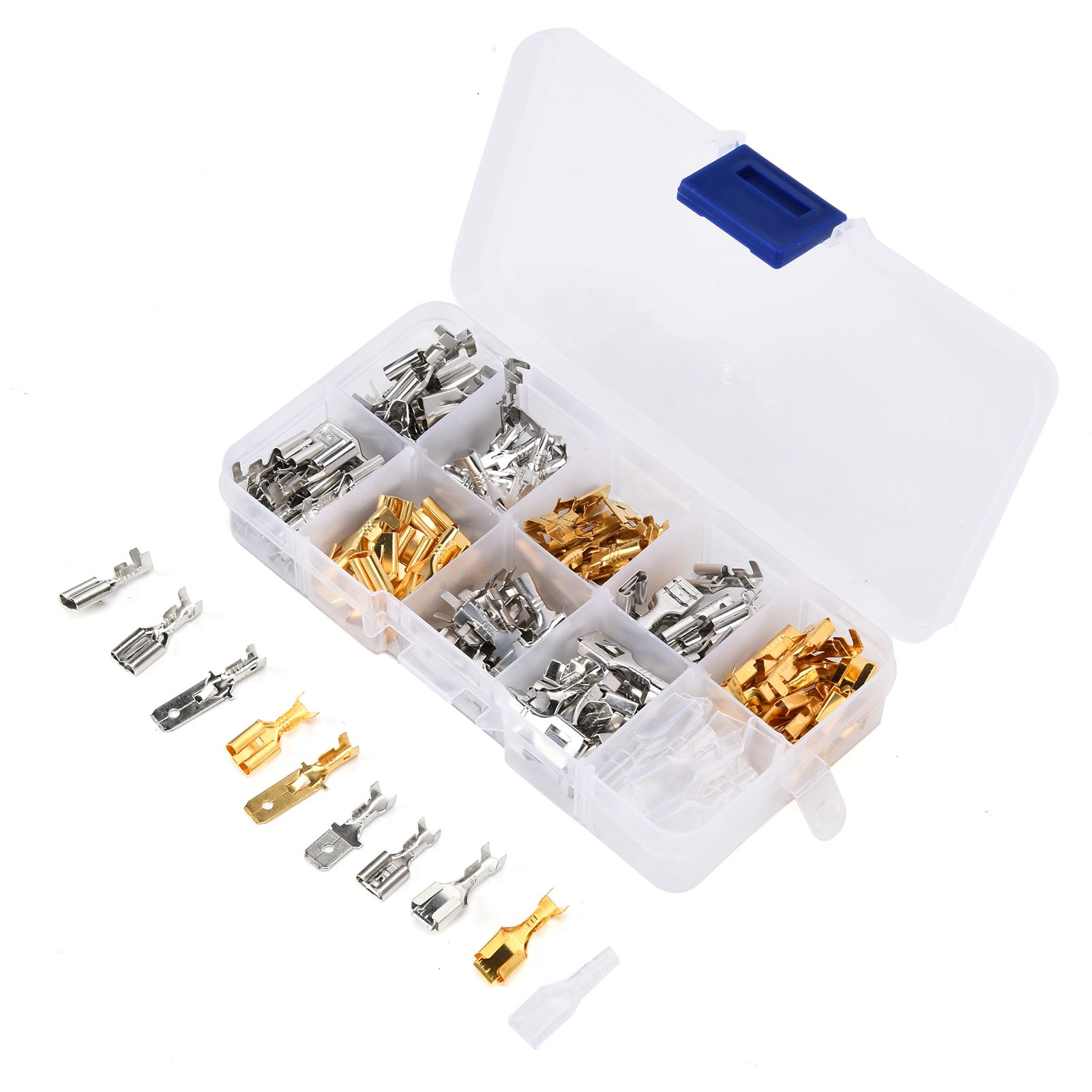 150Pcs Wire Terminals Brass Oxidation Resistance Corrosion Resistance High view 3