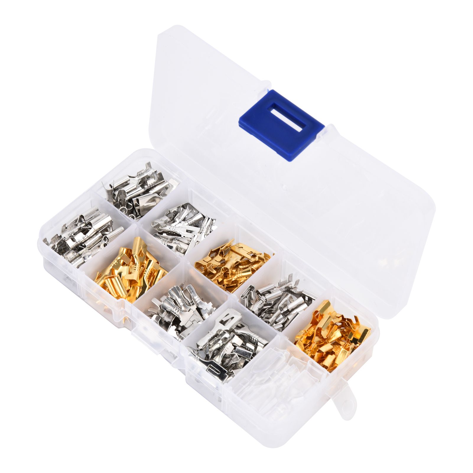 150Pcs Wire Terminals Brass Oxidation Resistance Corrosion Resistance High view 5