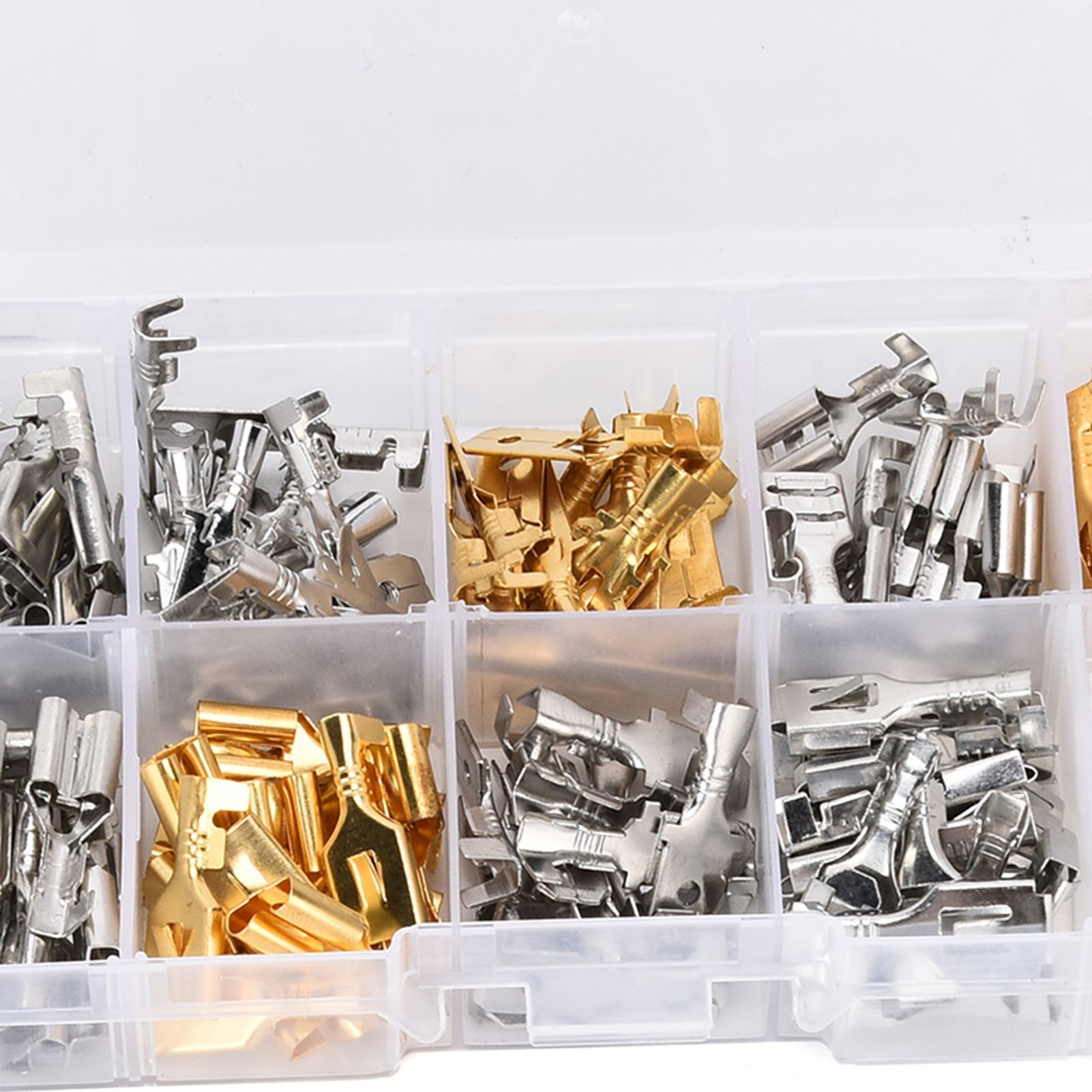 150Pcs Wire Terminals Brass Oxidation Resistance Corrosion Resistance High view 13