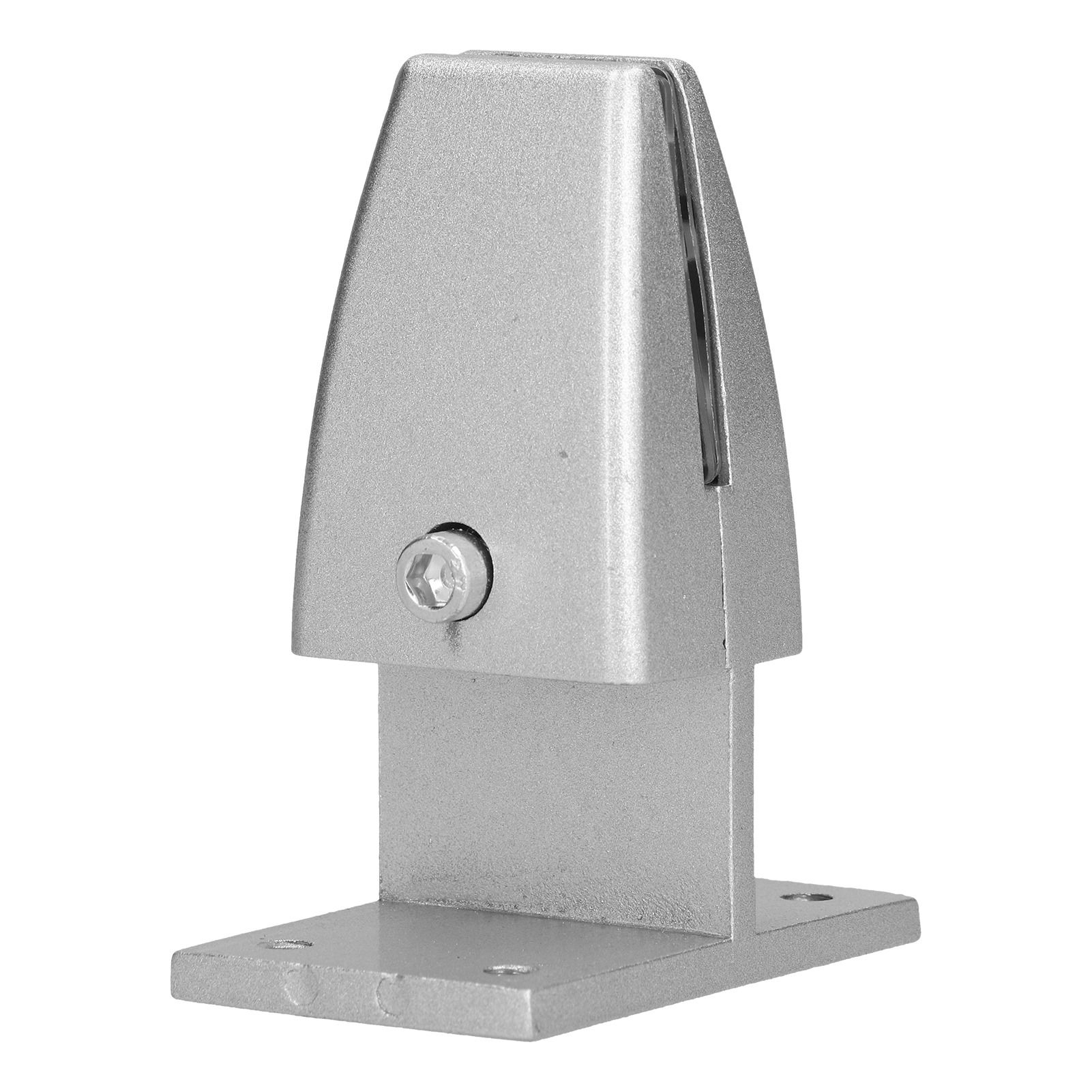 4pcs Desk Screen Baffle Clamp T Type Aluminum Alloy Silver Desktop Partition view 7