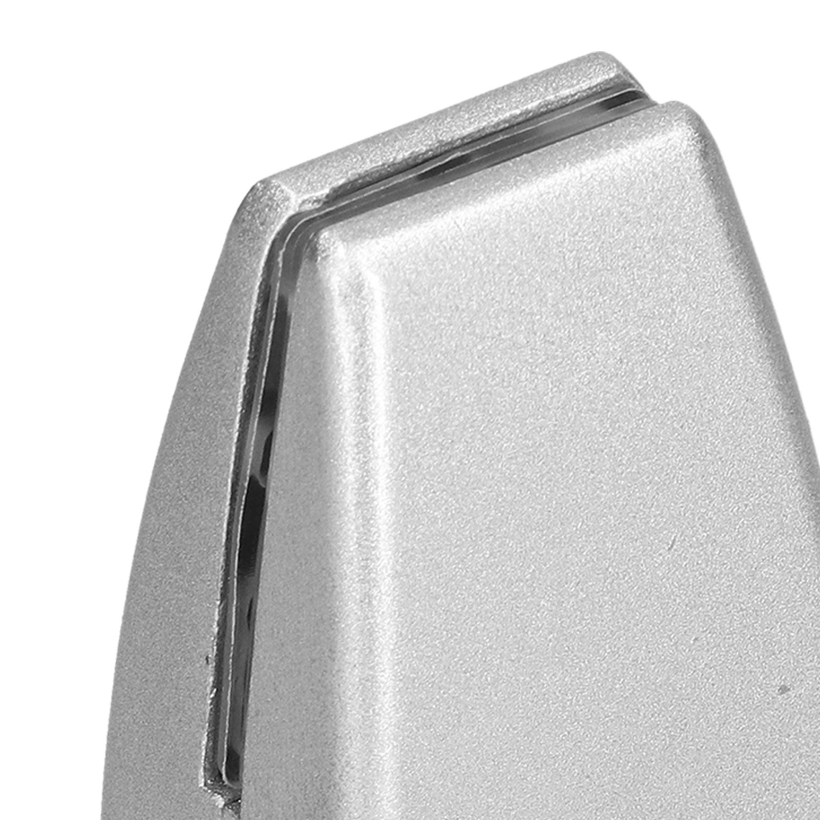 4pcs Desk Screen Baffle Clamp T Type Aluminum Alloy Silver Desktop Partition view 13