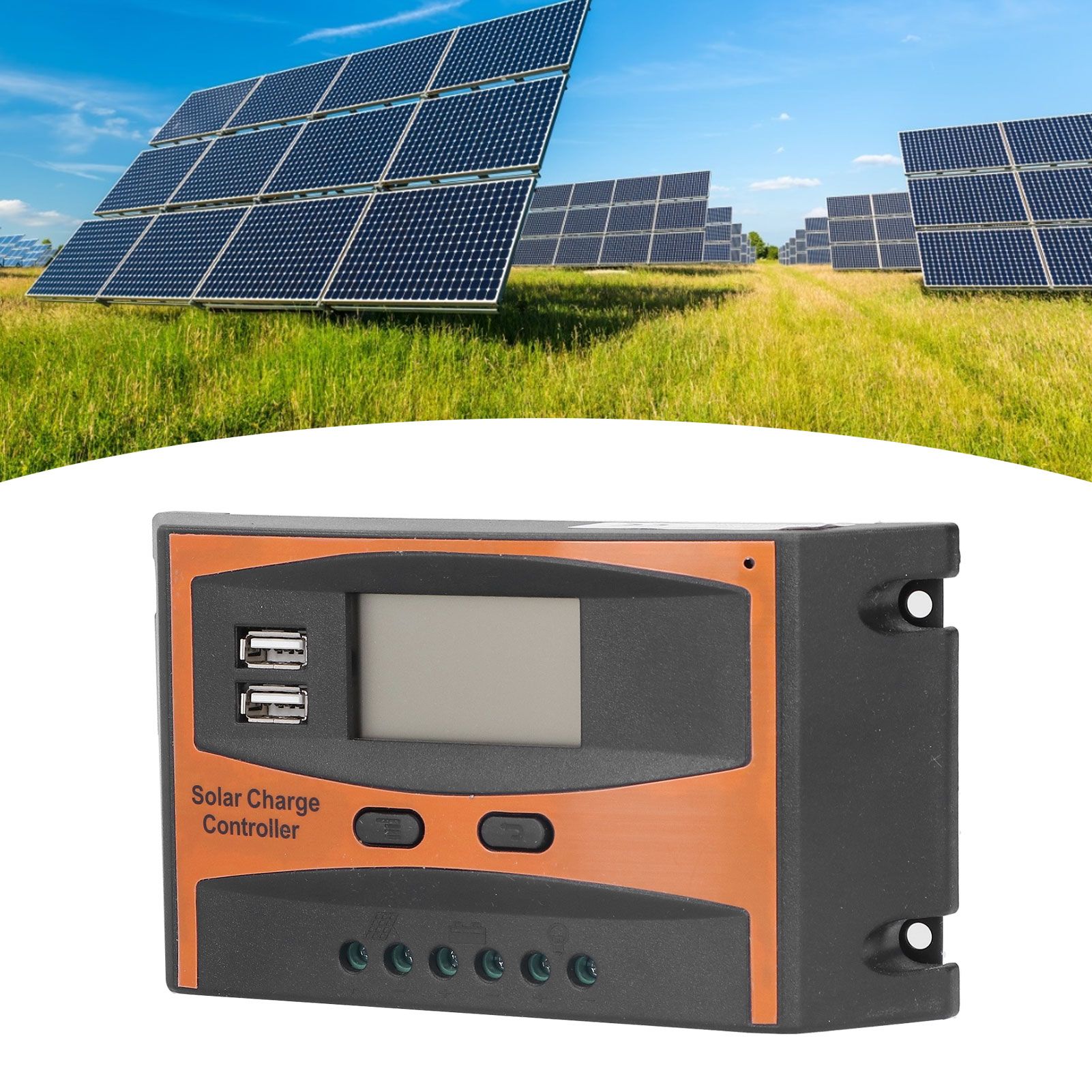 12V/24V Solar Charge Controller IP32 Waterproof High Efficient PWM Solar Power view 11