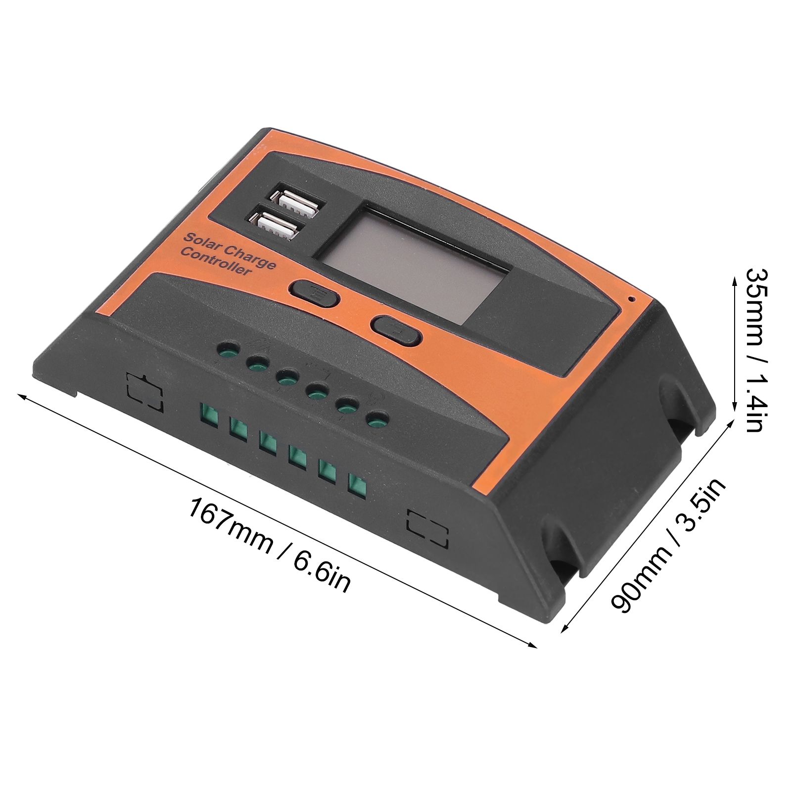 12V/24V Solar Charge Controller IP32 Waterproof High Efficient PWM Solar Power view 13