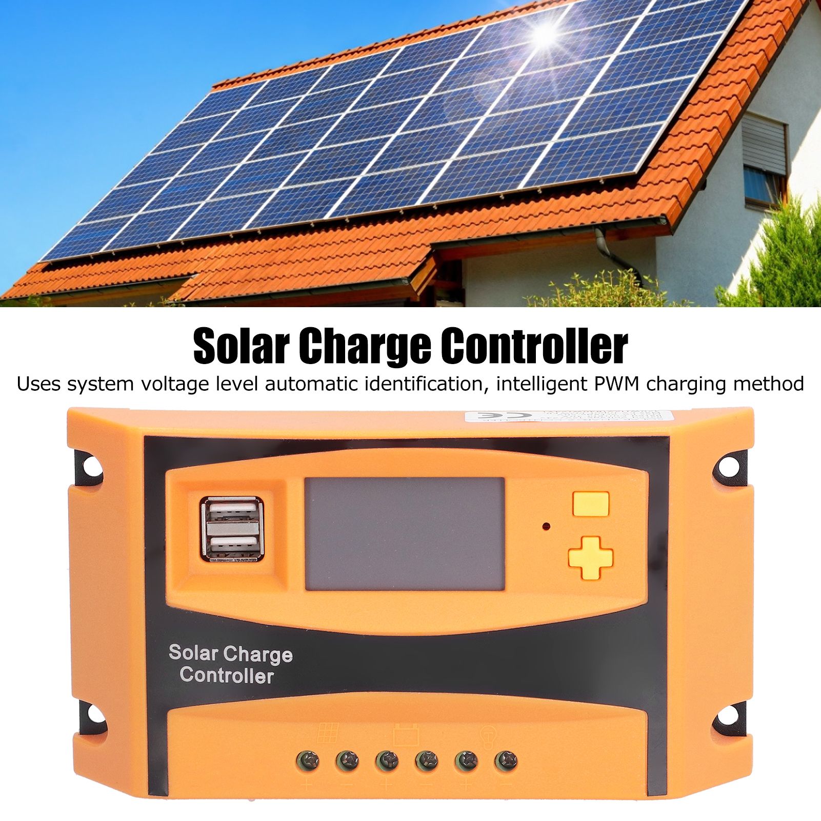 12V/24V Solar Charge Controller Solar Charge Discharge Regulator Waterproof view 15