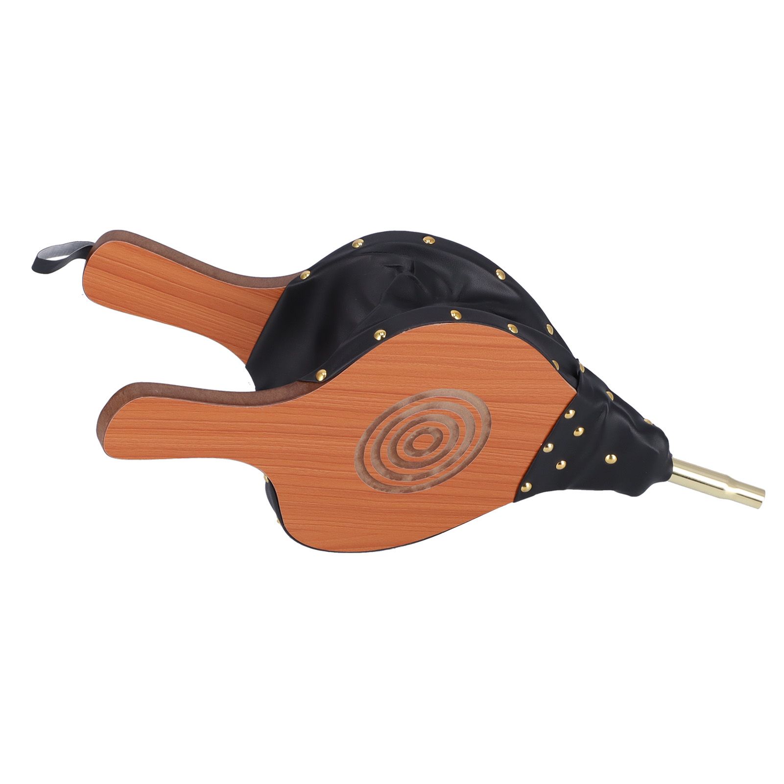 Wood Fireplace Bellows Large Wood Air Blower Cast Nozzle with Hanging Strap view 5