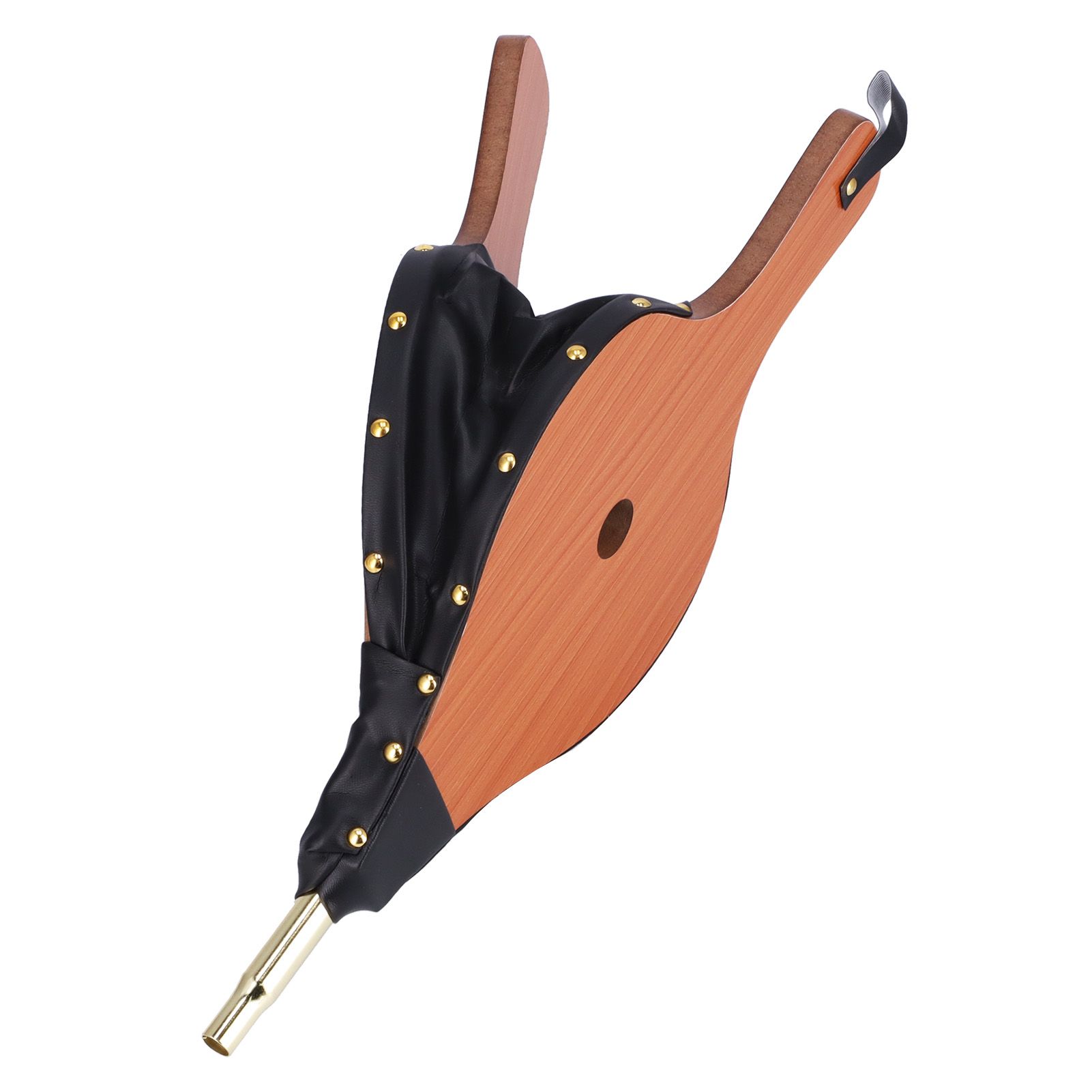 Wood Fireplace Bellows Large Wood Air Blower Cast Nozzle with Hanging Strap view 8