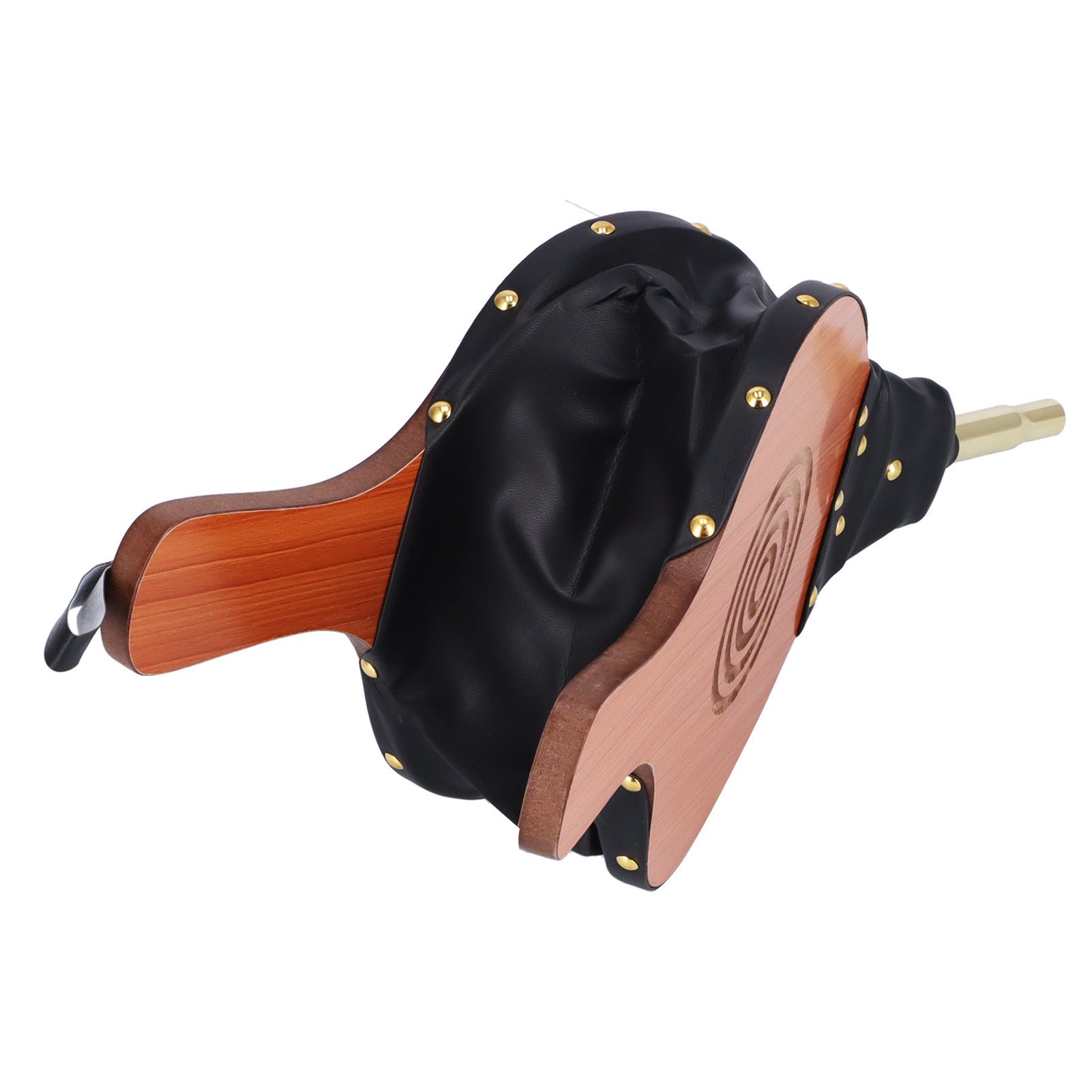 Wood Fireplace Bellows Large Wood Air Blower Cast Nozzle with Hanging Strap view 10