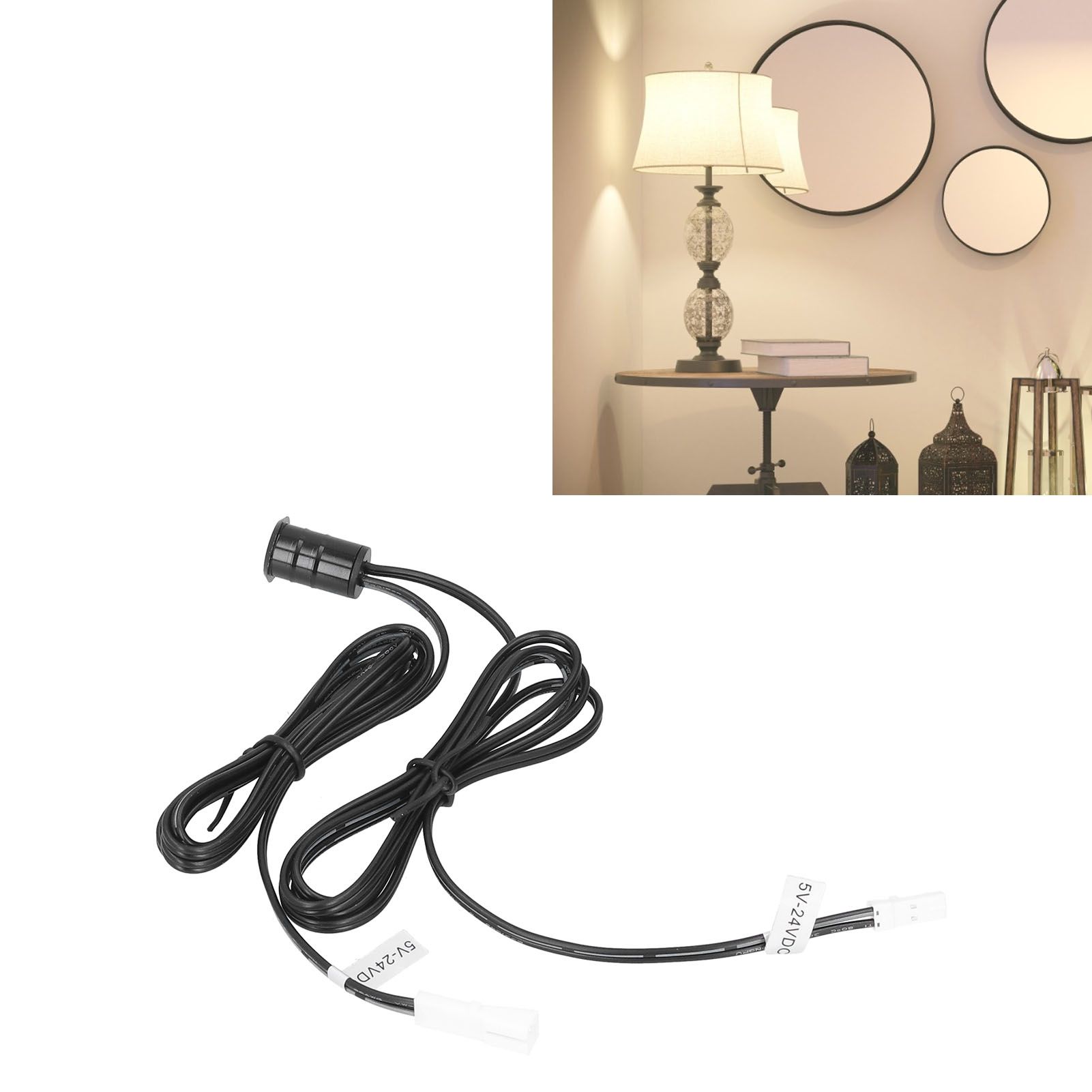 5V‑24VDC Aluminum Alloy Infrared Sensor Human Body Wardrobe Cabinet Motion view 12