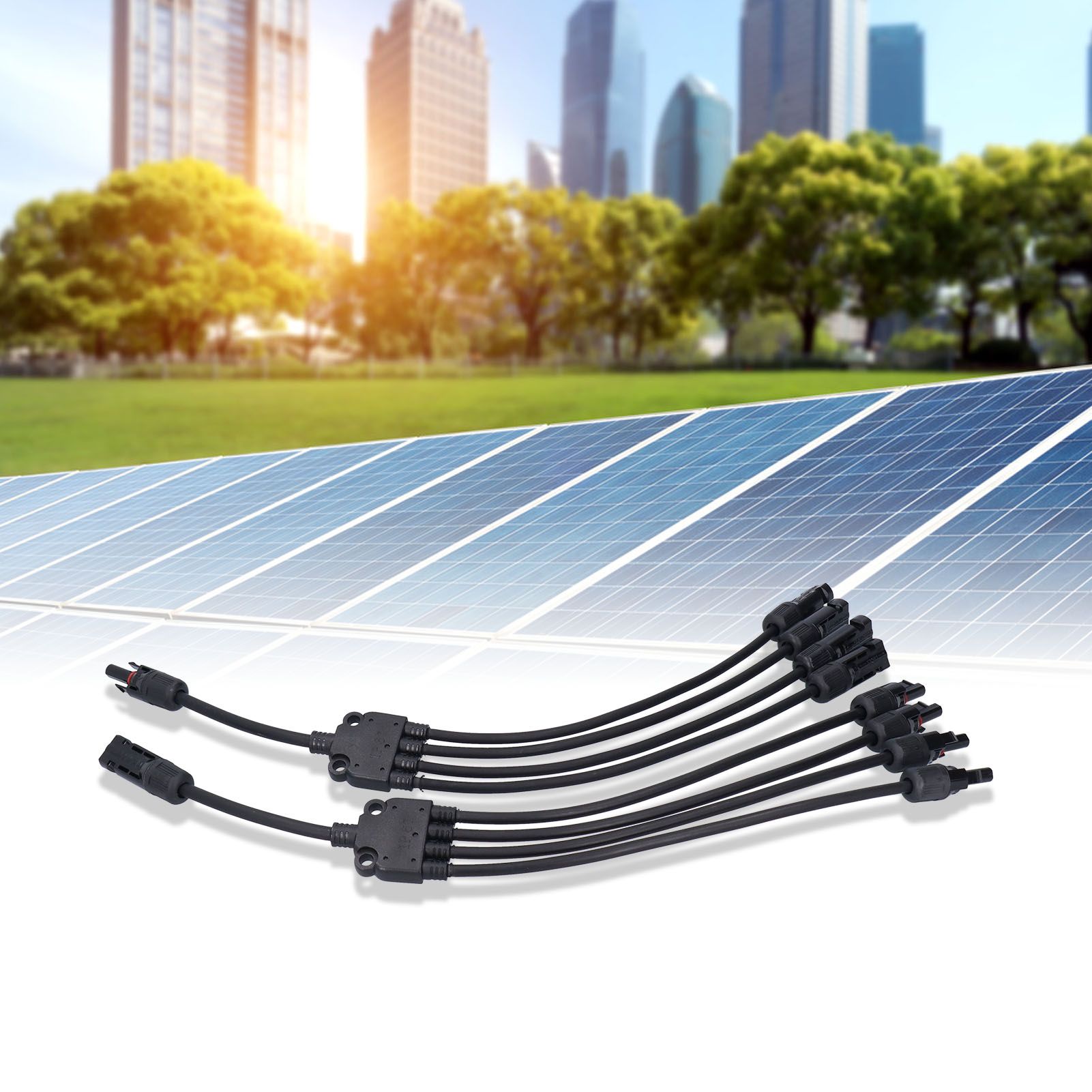 Solar Panel Connector 4 Branch Y Type Parallel Connector Solar Panel Extension view 11
