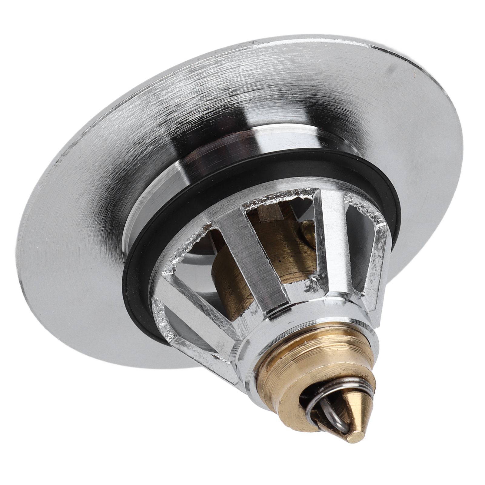 Wash Basin Bounce Drain Filter with Gasket Push Type Sink Draining Stopper view 5