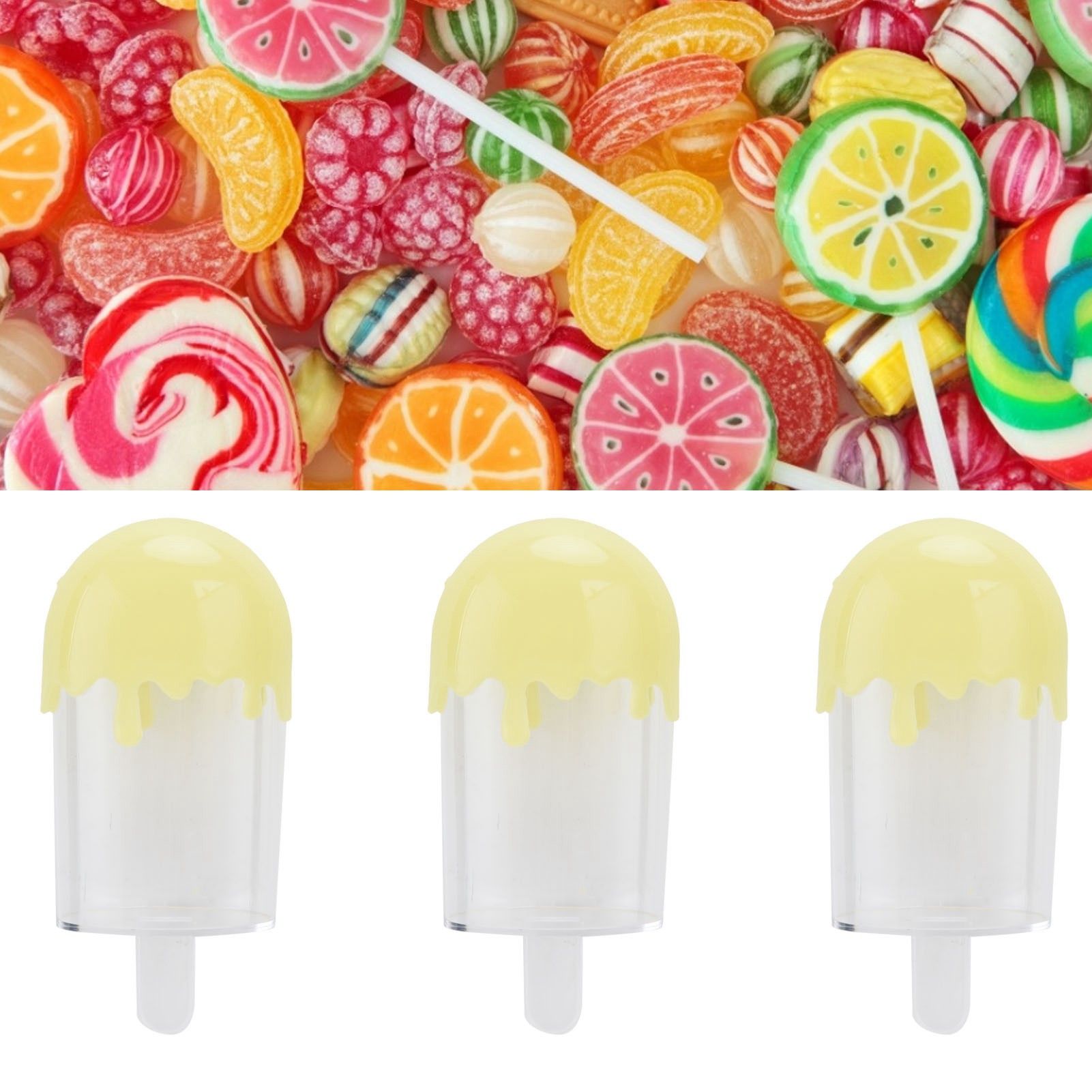 12Pcs Ice Cream Shape Candy Box Plastic Candy Case Container Wedding Party view 11