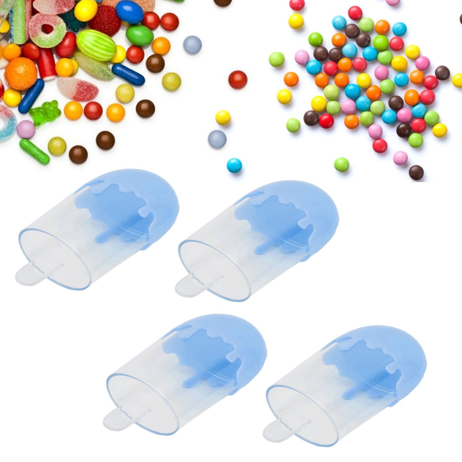 12Pcs Ice Cream Shape Candy Box Plastic Candy Case Container Wedding Party view 12