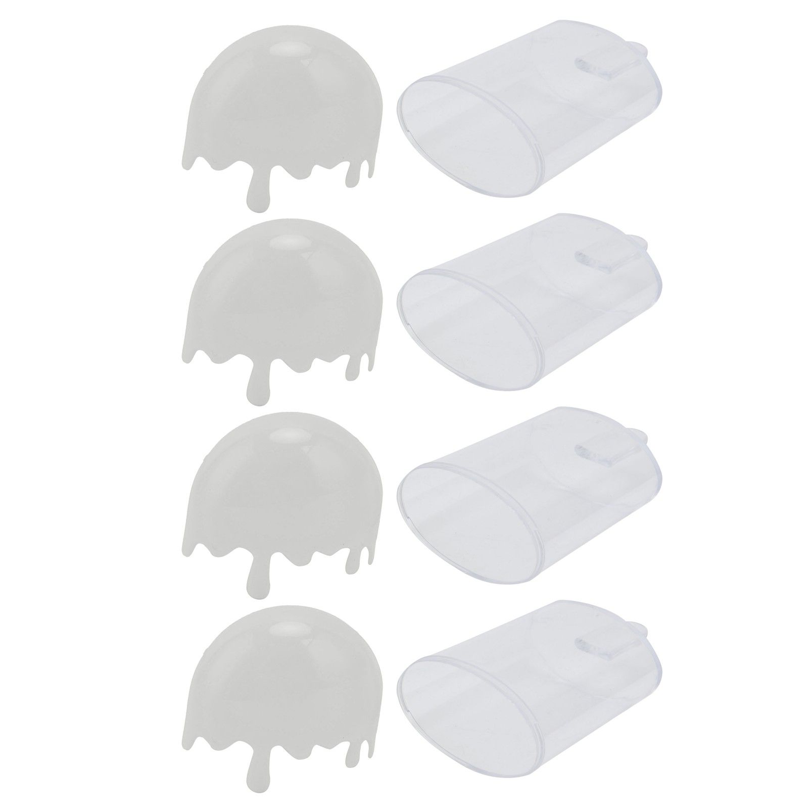 12Pcs Ice Cream Shape Candy Box Plastic Candy Case Container Wedding Party view 4
