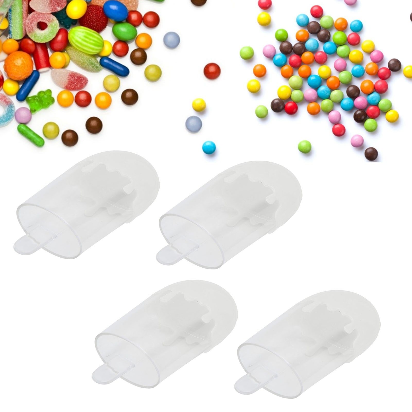 12Pcs Ice Cream Shape Candy Box Plastic Candy Case Container Wedding Party view 12