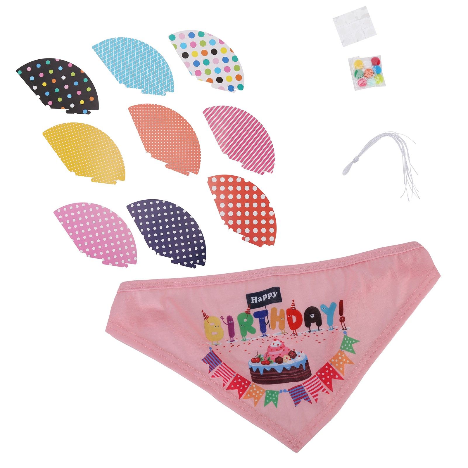 Dog Birthday Hat Creative Pet Birthday Party Hat Animal Dog One Year Old view 3