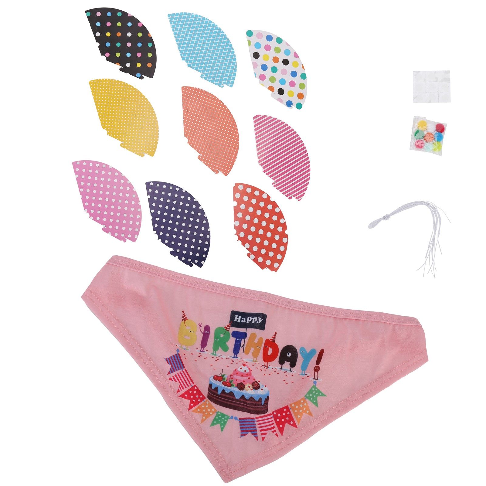 Dog Birthday Hat Creative Pet Birthday Party Hat Animal Dog One Year Old view 4