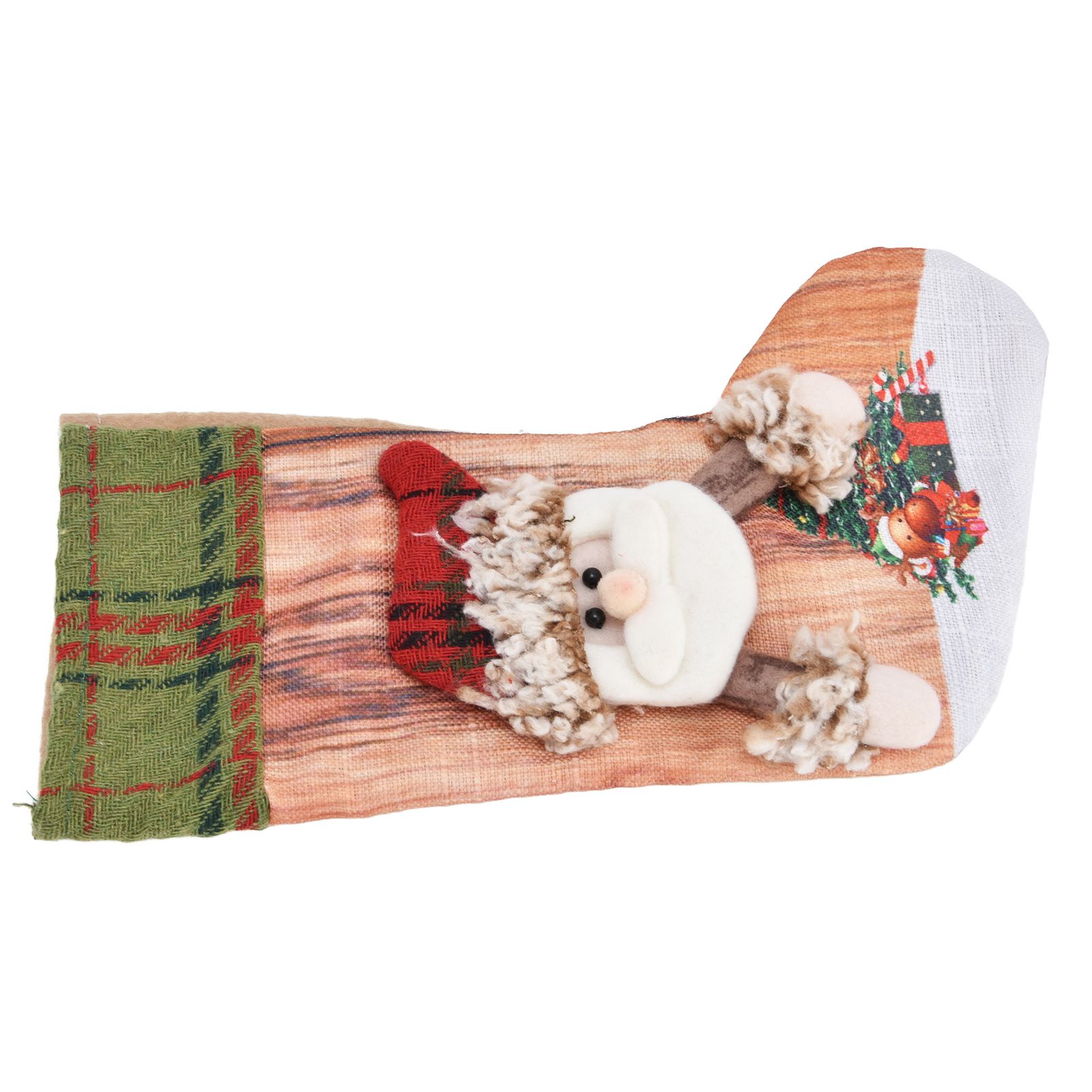 Christmas Stocking Three Dimensional Printed Christmas Stocking Gift Bag view 5