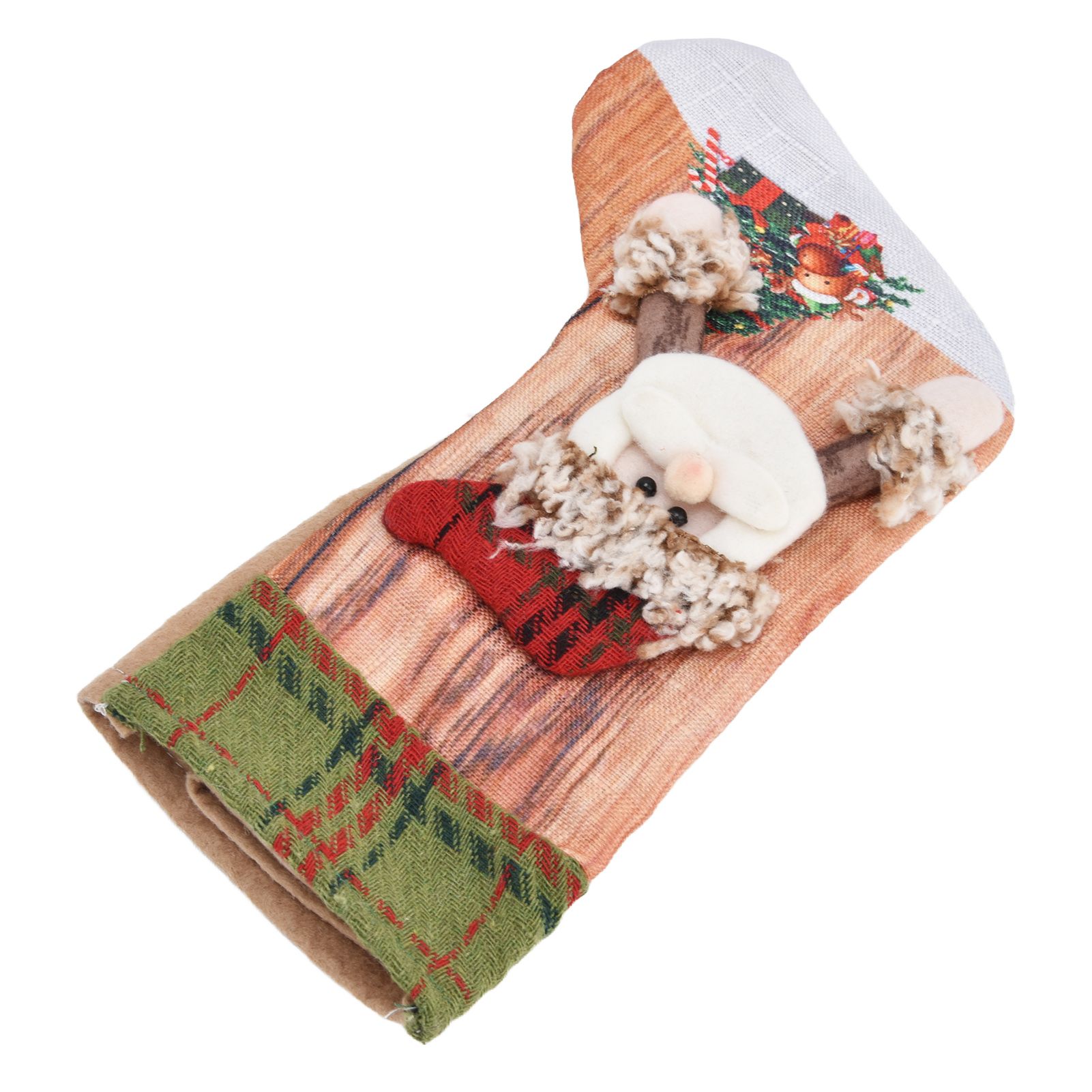Christmas Stocking Three Dimensional Printed Christmas Stocking Gift Bag view 6