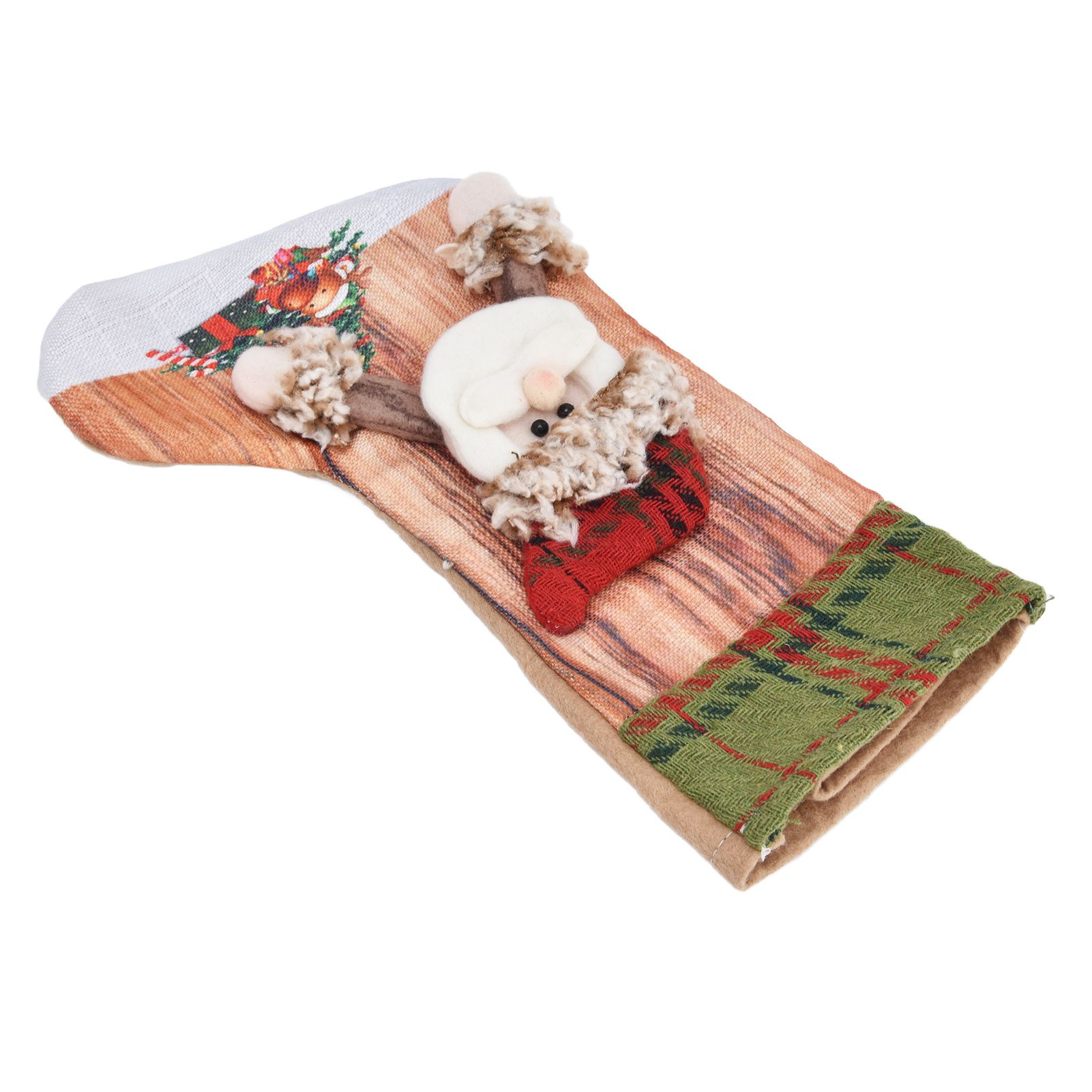 Christmas Stocking Three Dimensional Printed Christmas Stocking Gift Bag view 7