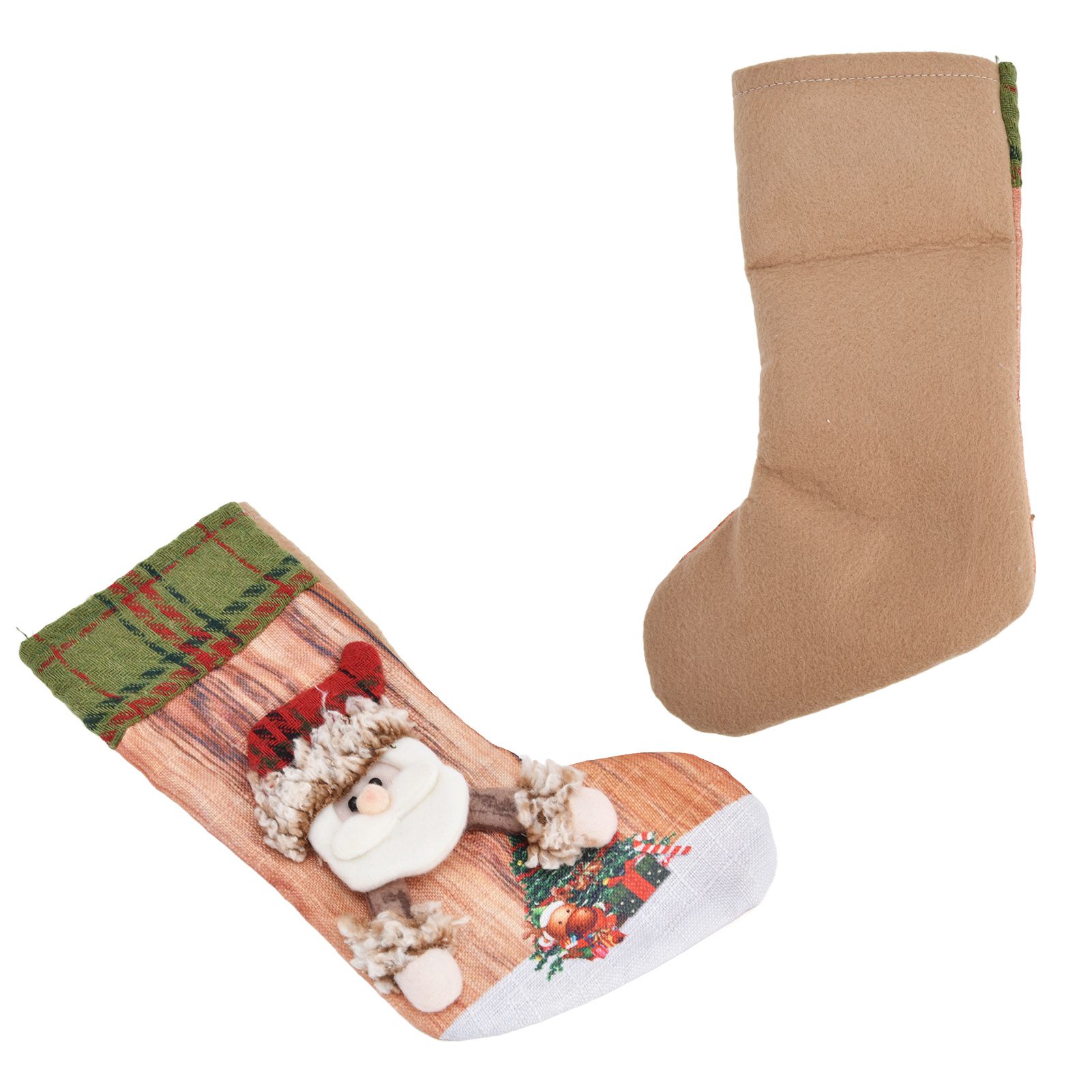 Christmas Stocking Three Dimensional Printed Christmas Stocking Gift Bag view 9