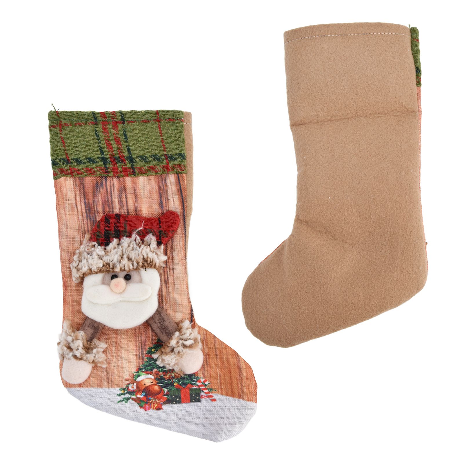 Christmas Stocking Three Dimensional Printed Christmas Stocking Gift Bag view 10