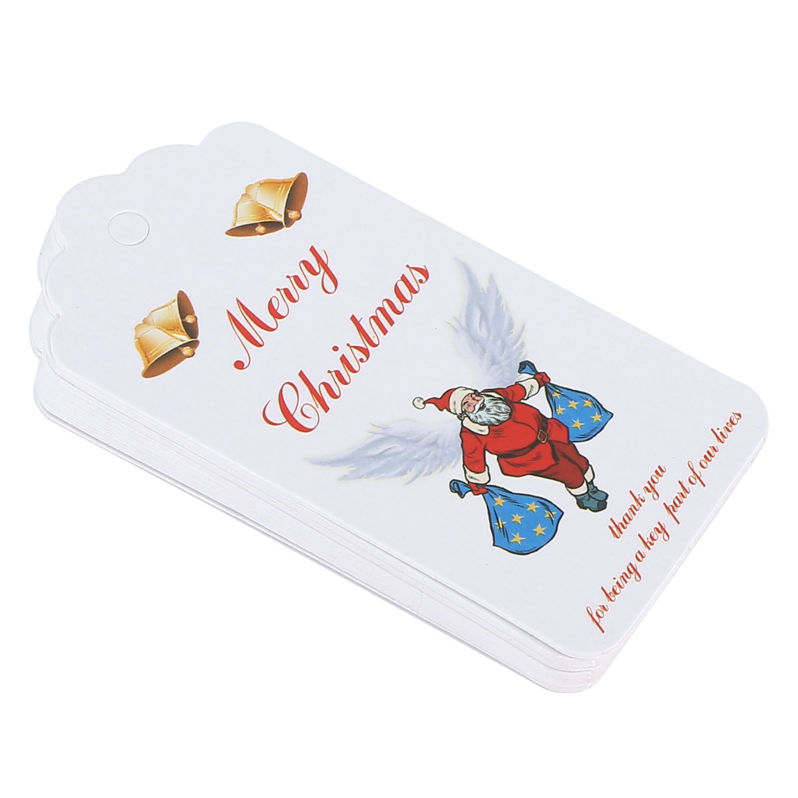 20PCS Keychain Bells Angel Stars Creative Christmas Decoration Gift Santa view 13
