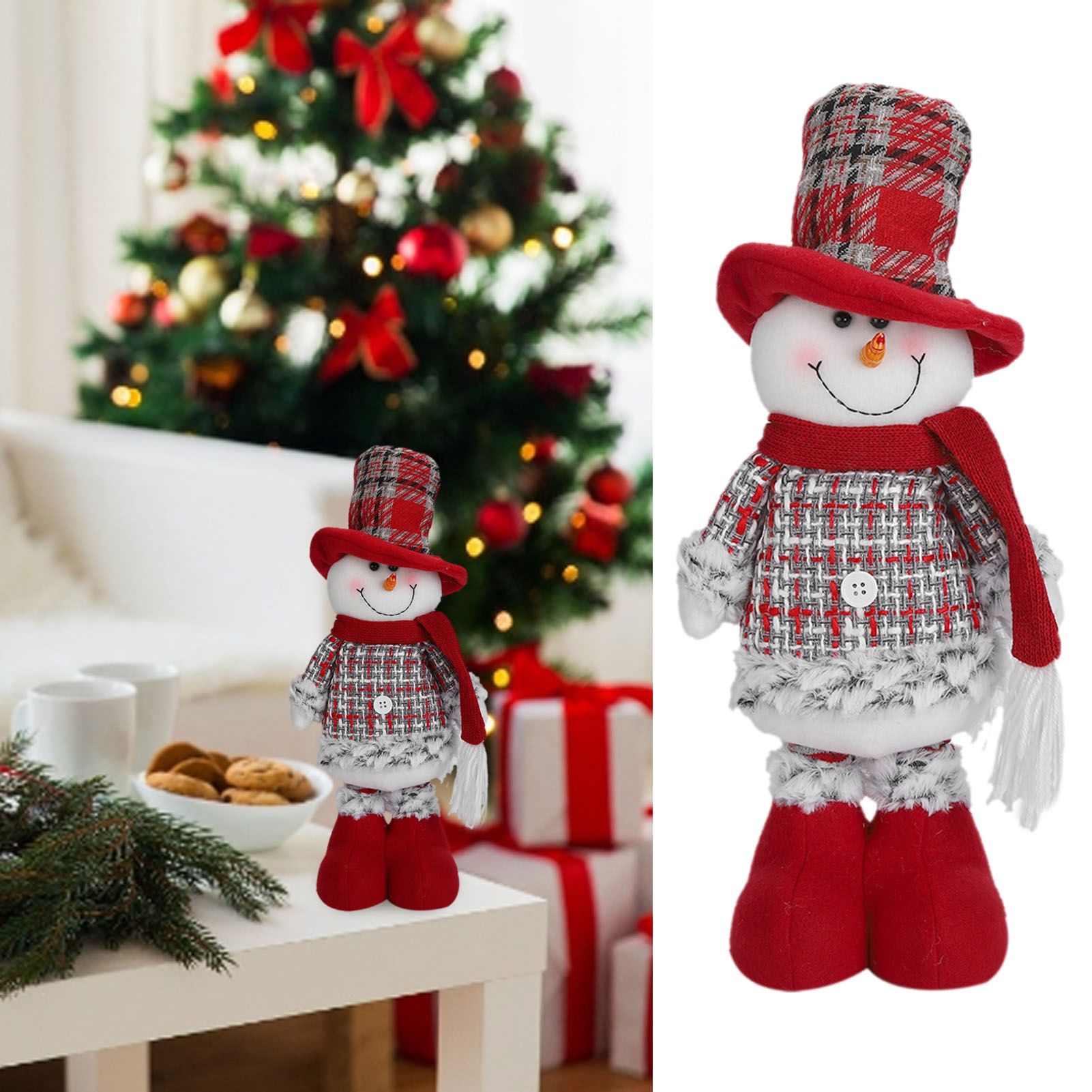 Retractable Christmas Innovative Doll Toy Home Decoration for Christmas view 12