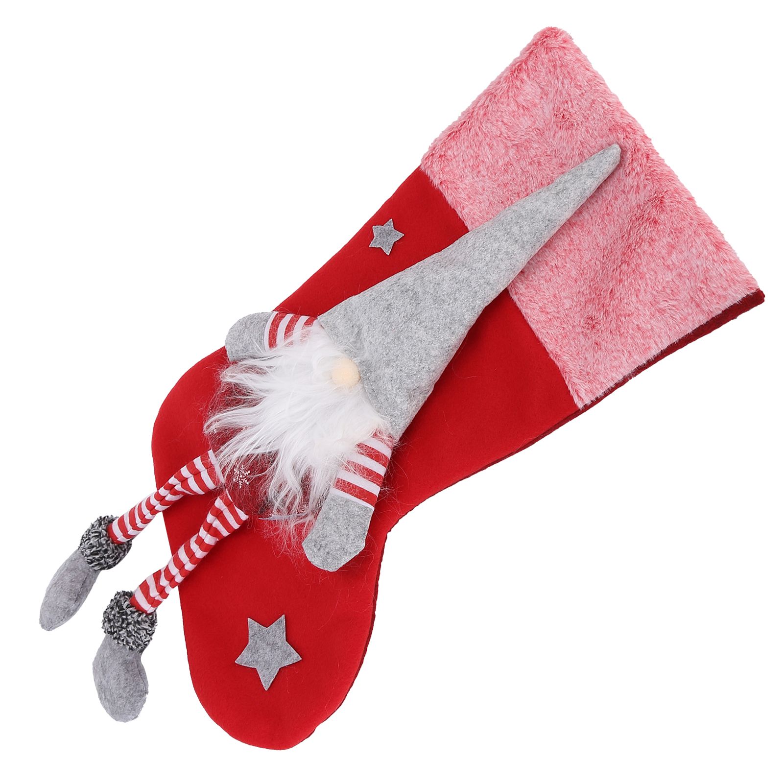 Christmas Hanging Ornaments Plush Faceless Old Man Christmas Stockings view 3