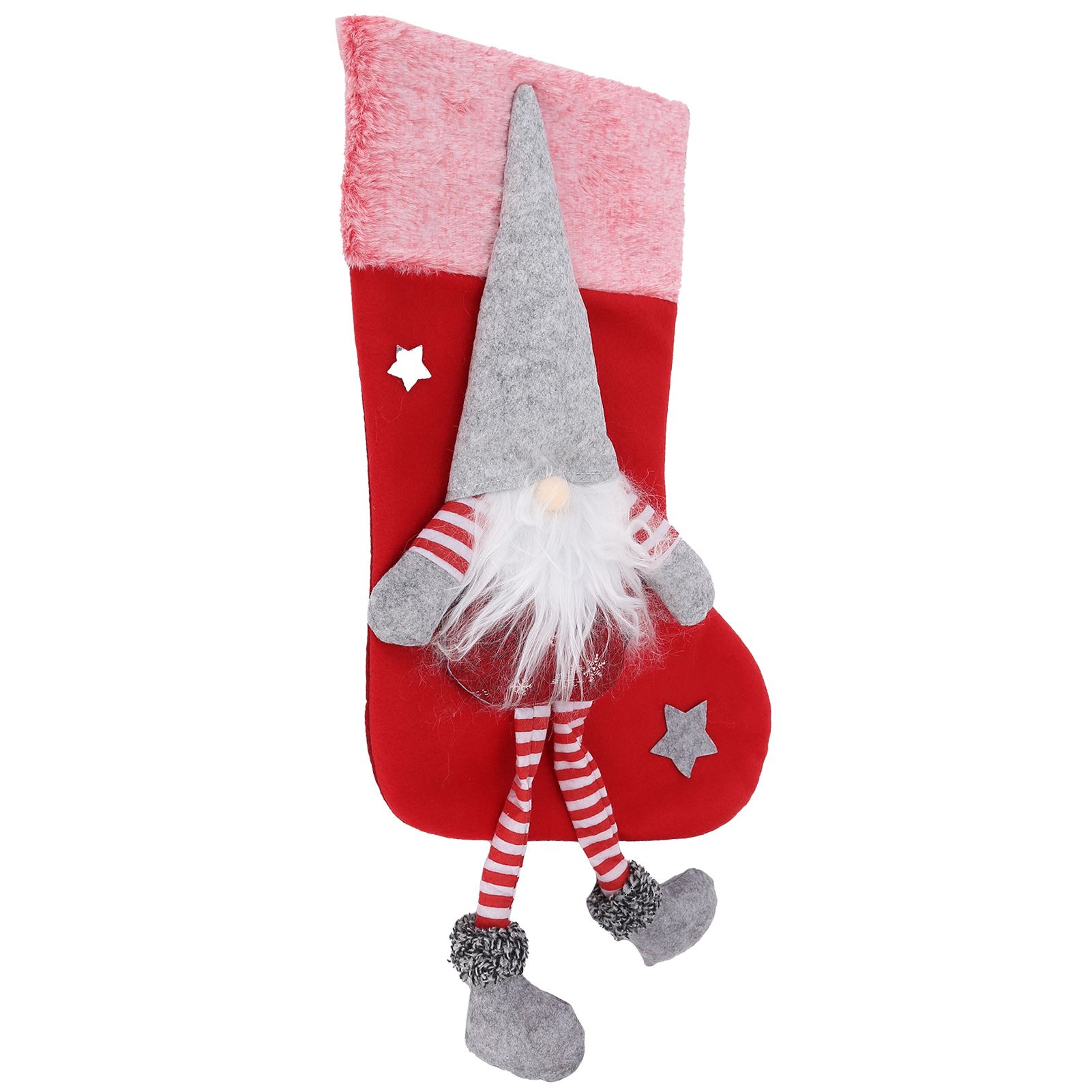 Christmas Hanging Ornaments Plush Faceless Old Man Christmas Stockings view 4