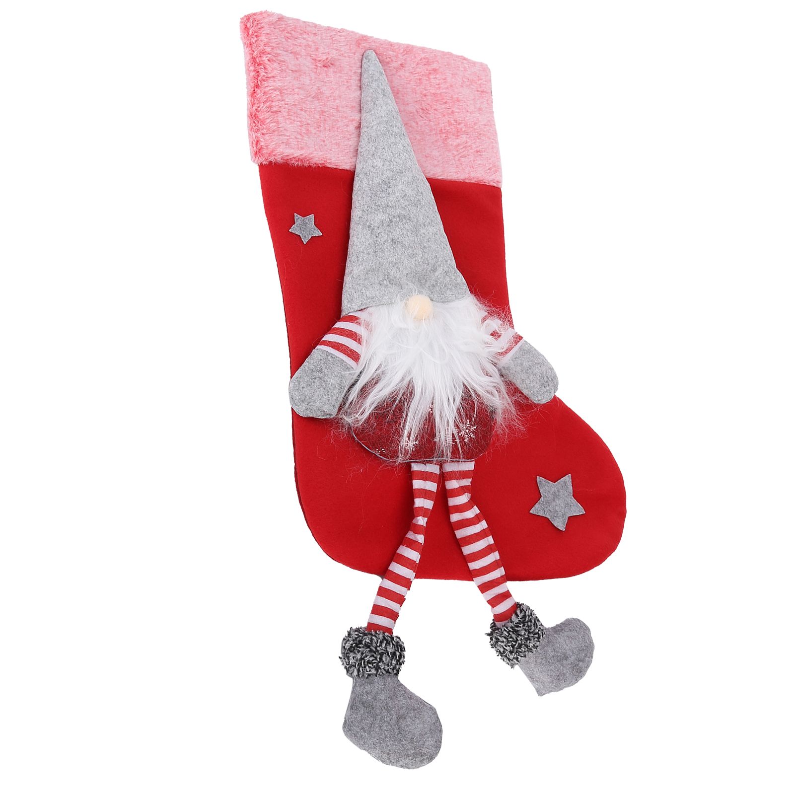 Christmas Hanging Ornaments Plush Faceless Old Man Christmas Stockings view 8