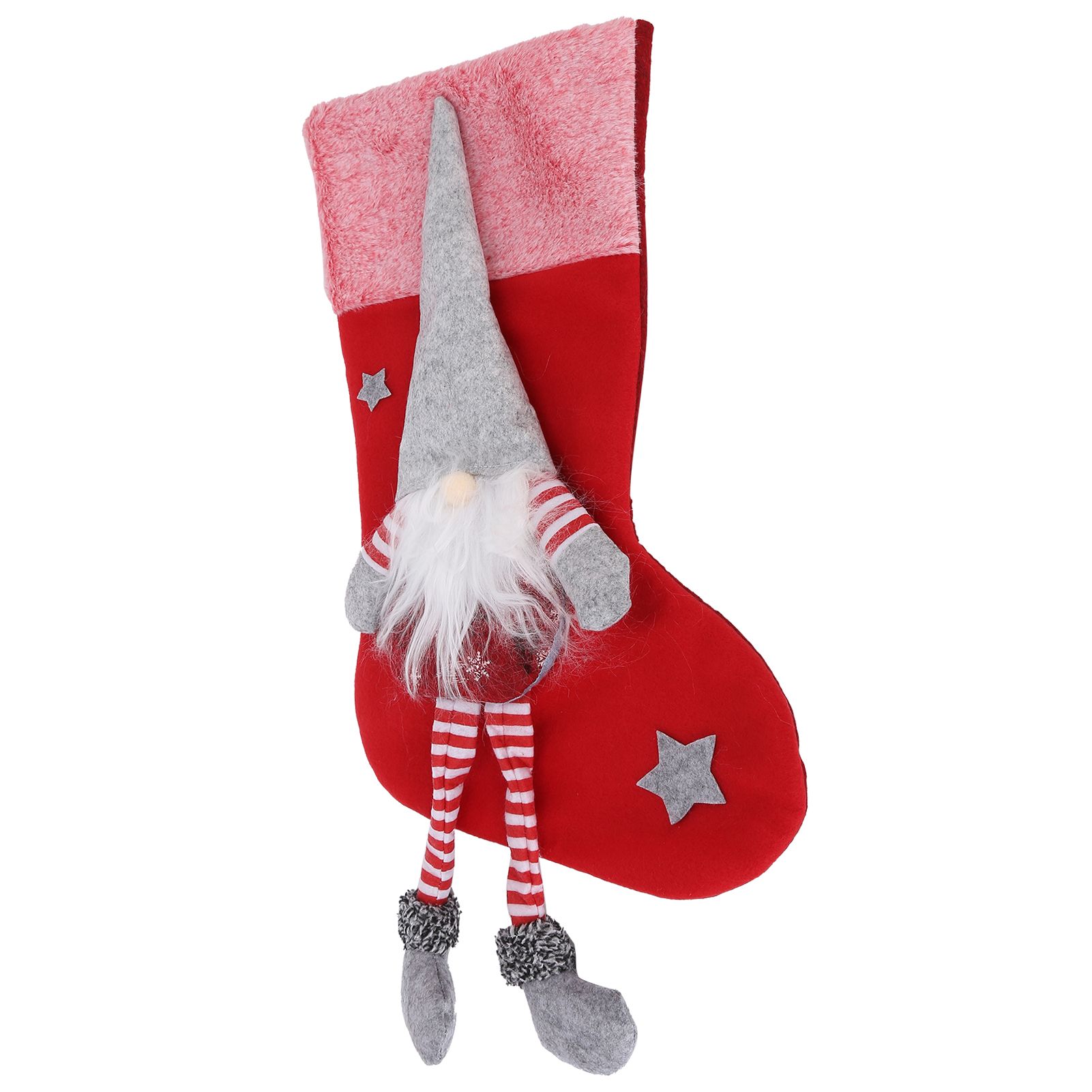 Christmas Hanging Ornaments Plush Faceless Old Man Christmas Stockings view 9