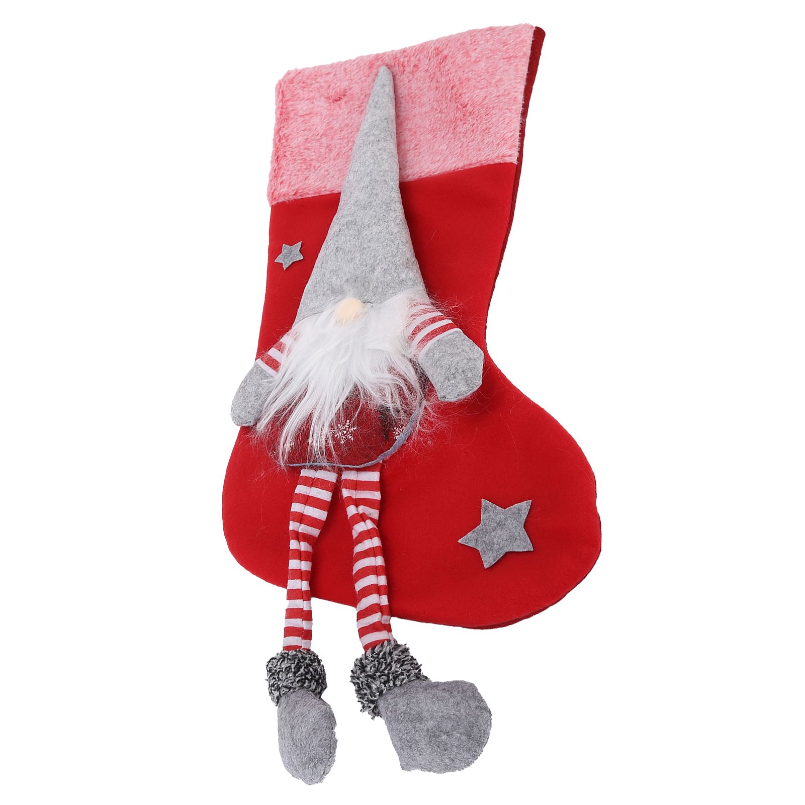 Christmas Hanging Ornaments Plush Faceless Old Man Christmas Stockings view 10