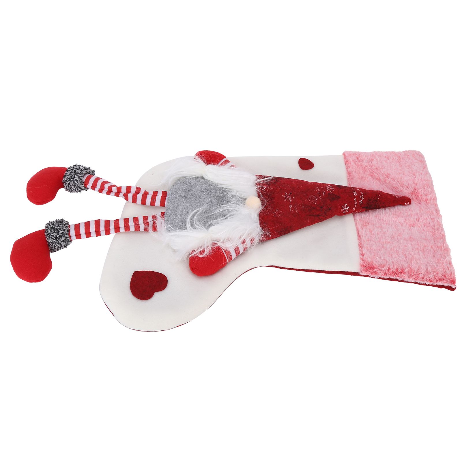 Christmas Ornaments Christmas Ornaments with Legs Plush Faceless Old Man in view 8