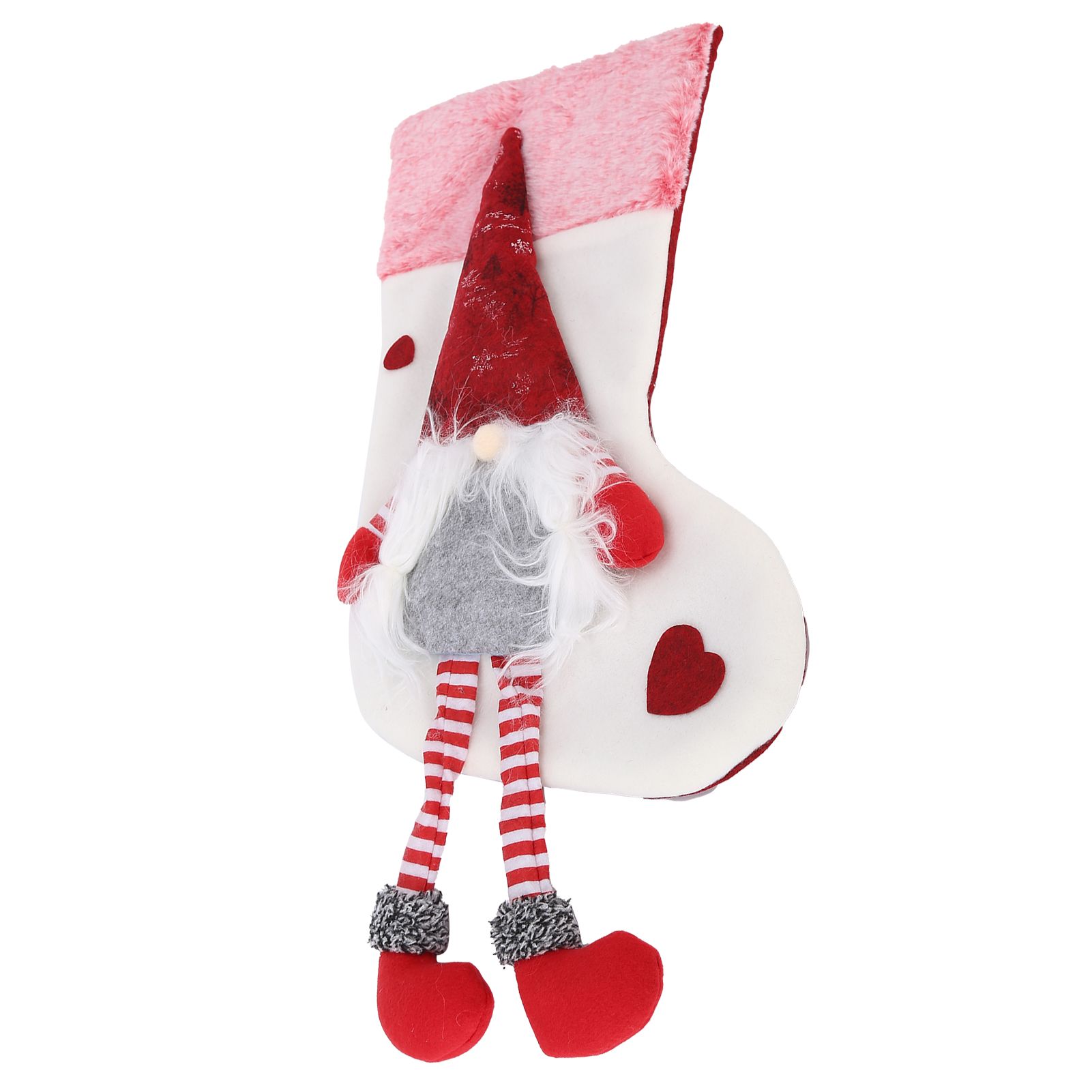 Christmas Ornaments Christmas Ornaments with Legs Plush Faceless Old Man in view 9