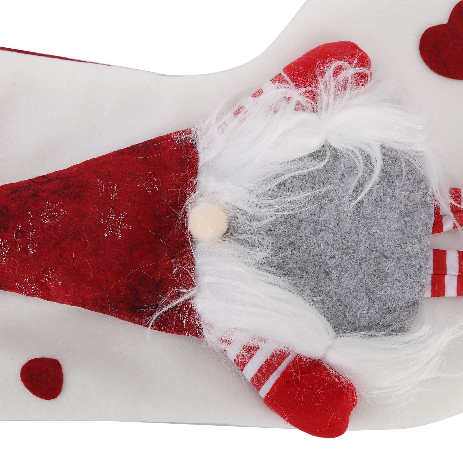 Christmas Ornaments Christmas Ornaments with Legs Plush Faceless Old Man in view 14