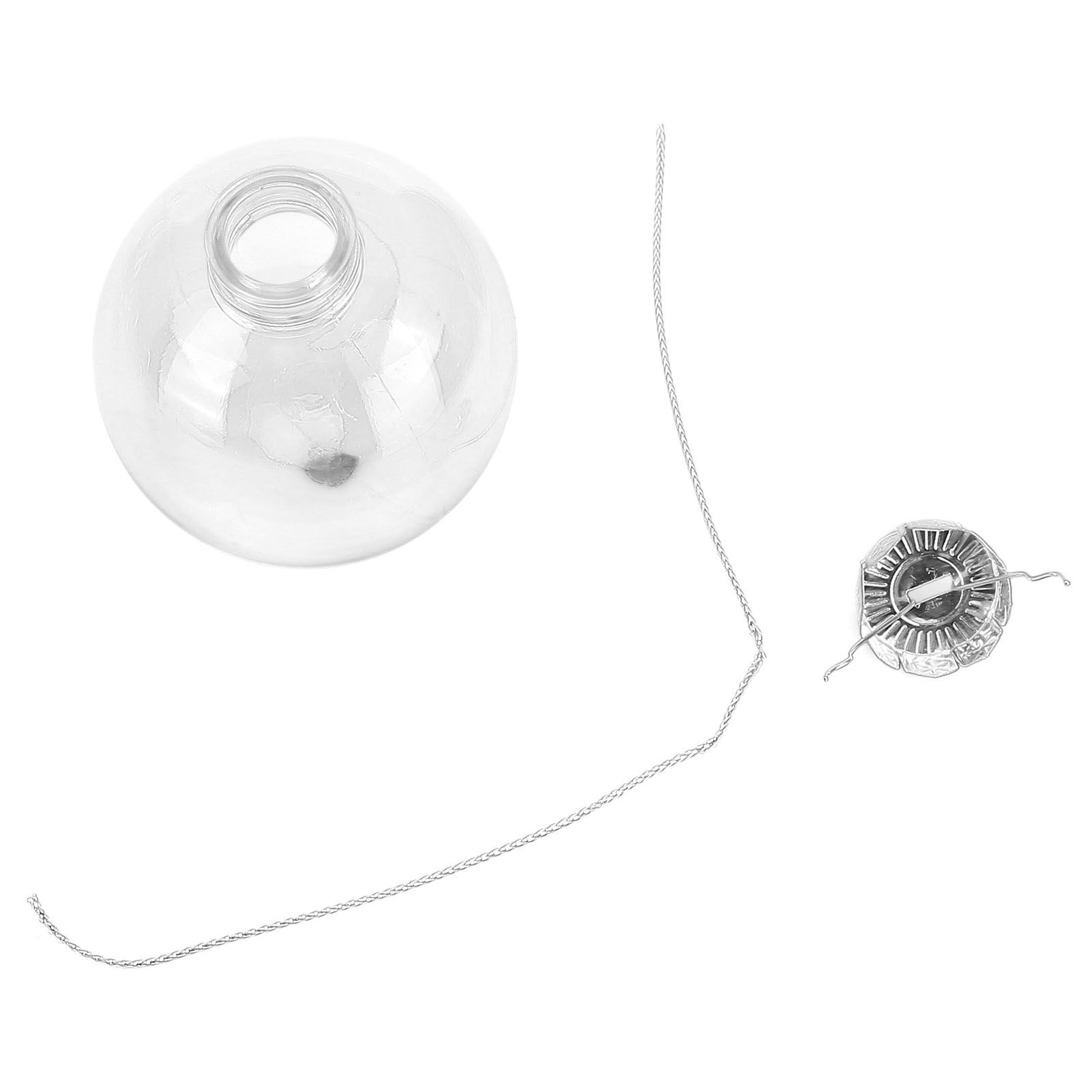 10Pcs/Set Decorative Hanging Ball Reusable Fillable Transparent Christmas Ball view 14