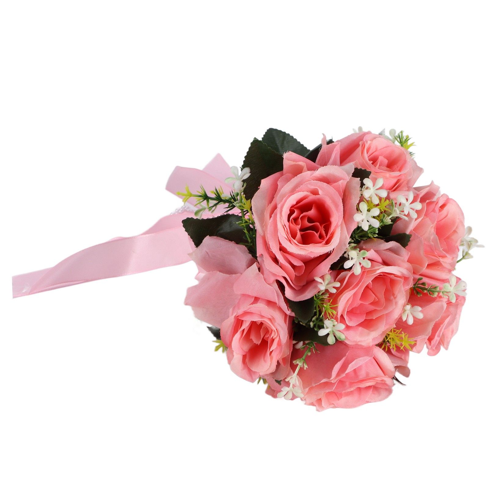 Artificial Wedding Bouquet Silk Flower Simulation Rose Bouquet for Bride view 5