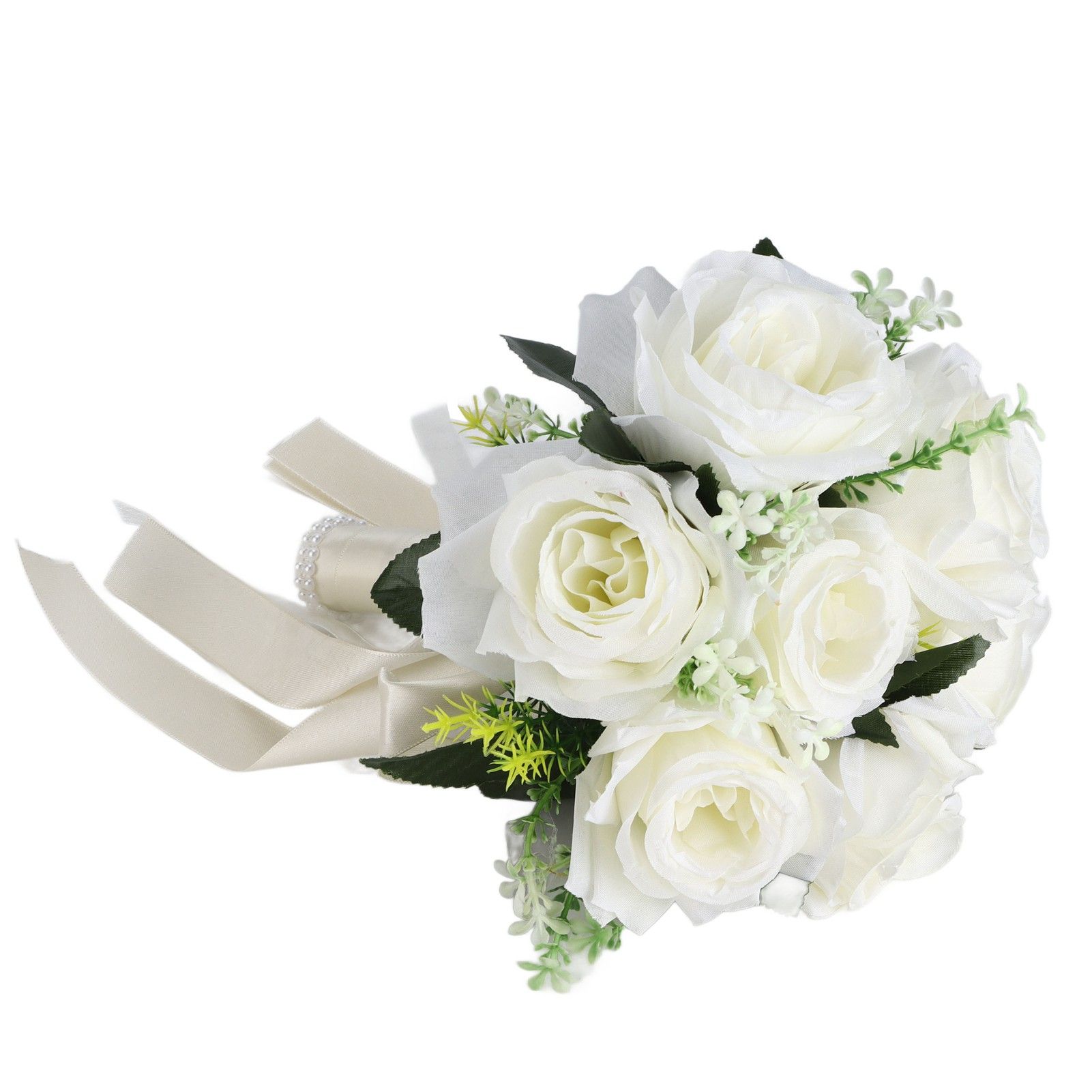 Artificial Wedding Bouquet Silk Flower Simulation Rose Bouquet for Bride view 6