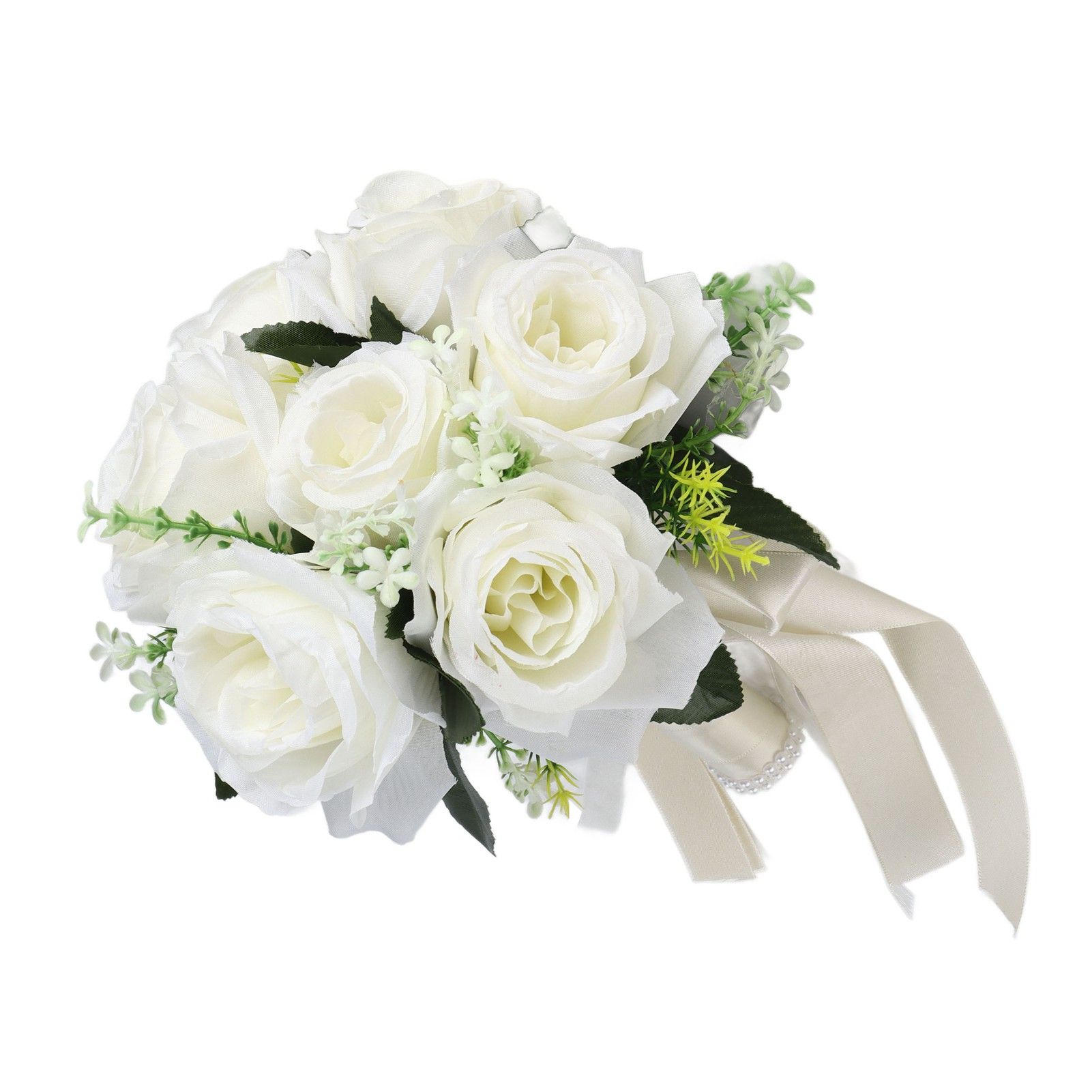Artificial Wedding Bouquet Silk Flower Simulation Rose Bouquet for Bride view 8