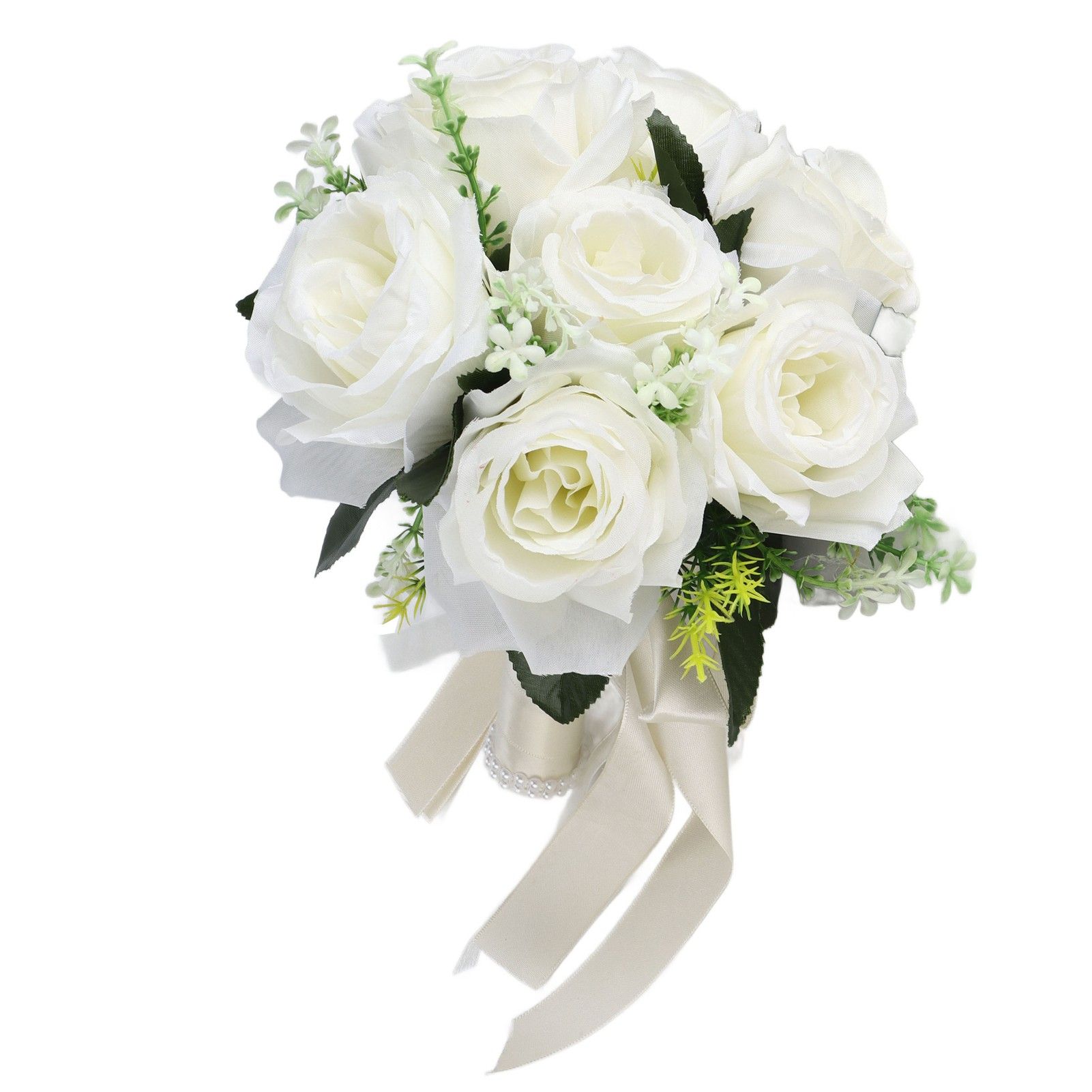 Artificial Wedding Bouquet Silk Flower Simulation Rose Bouquet for Bride view 9