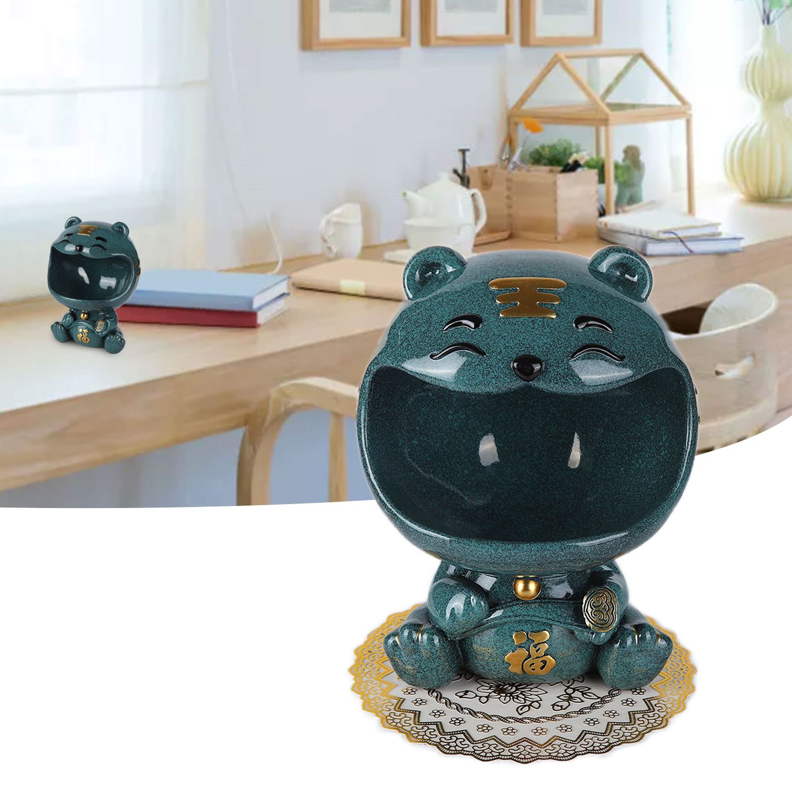 Cut Animal Shaped Key Phone Storage Basket Container Home Entryway Decor view 11
