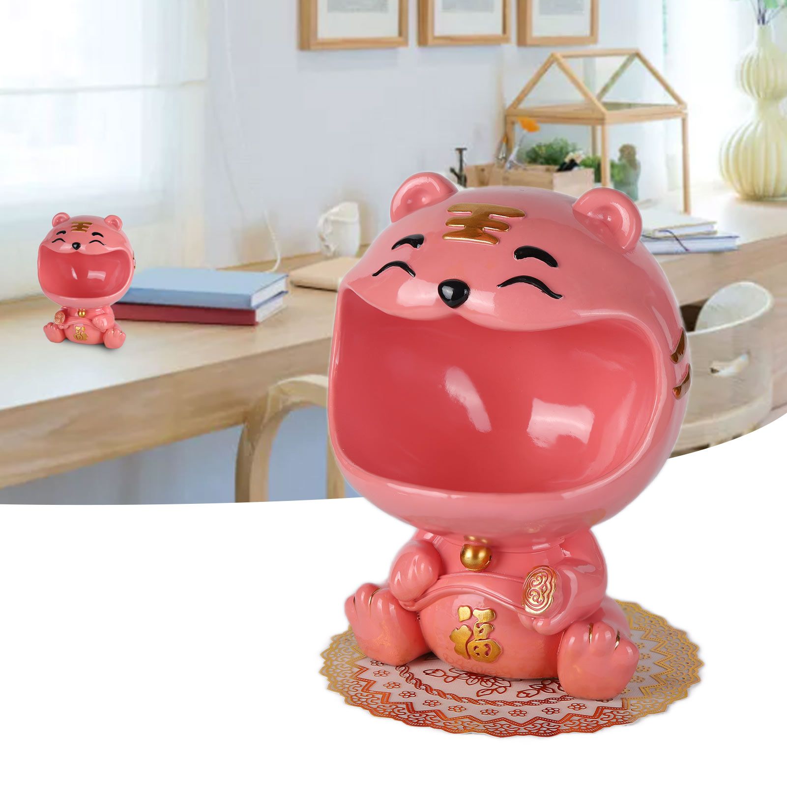 Cut Animal Shaped Key Phone Storage Basket Container Home Entryway Decor view 11