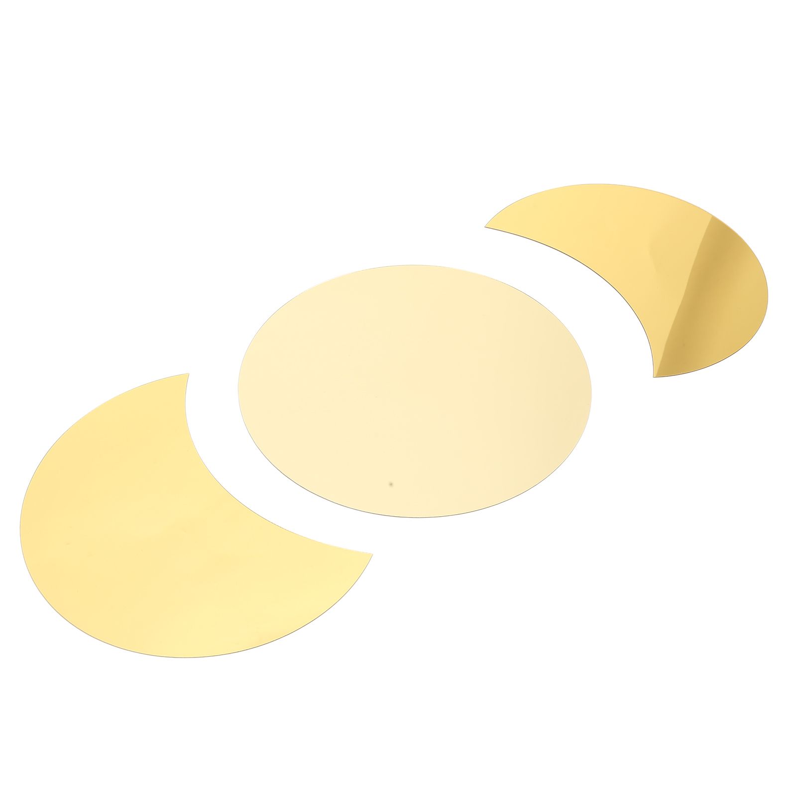 Acrylic Mirror Wall Sticker Sun Half Moon Shape Decorative Background Decal view 7