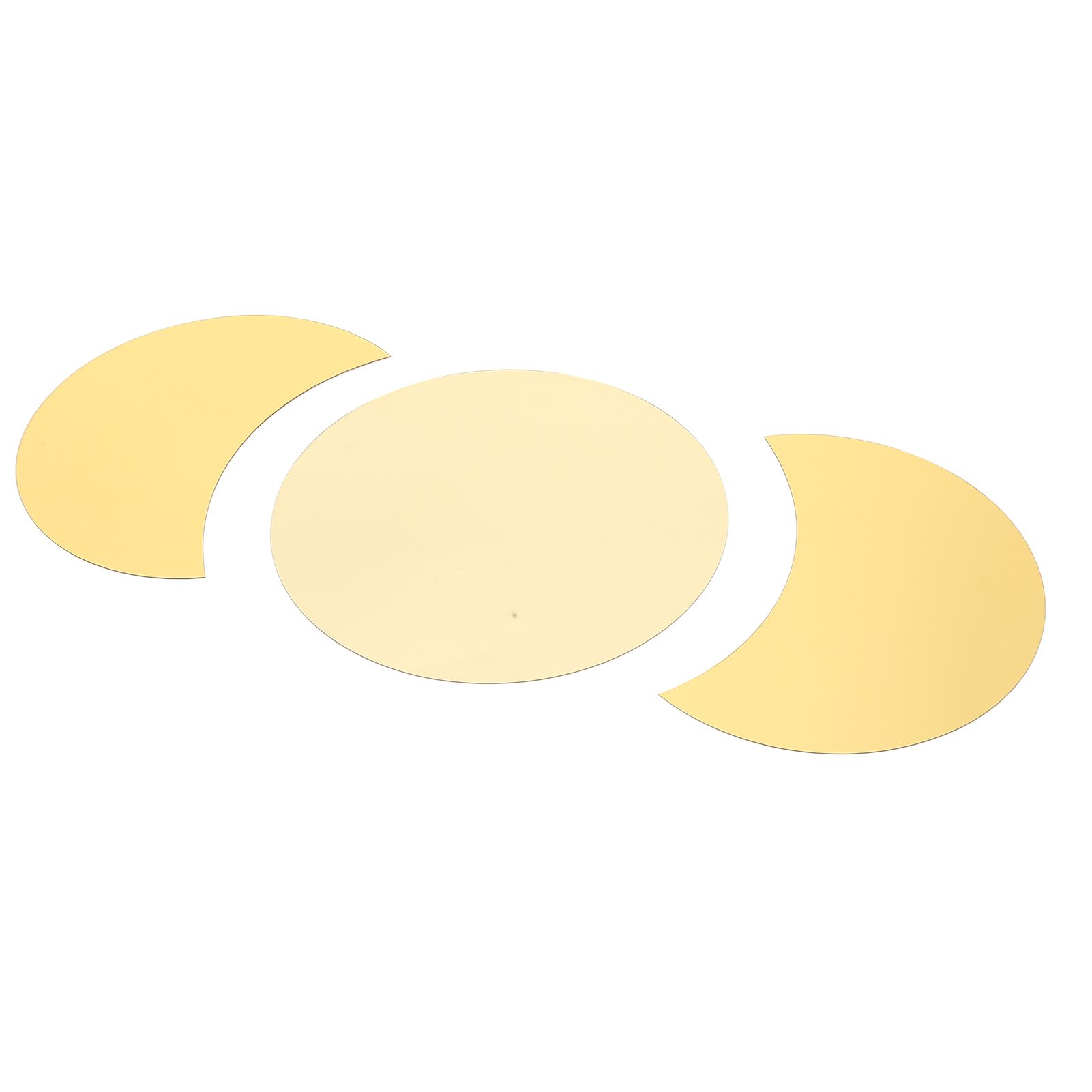 Acrylic Mirror Wall Sticker Sun Half Moon Shape Decorative Background Decal view 8