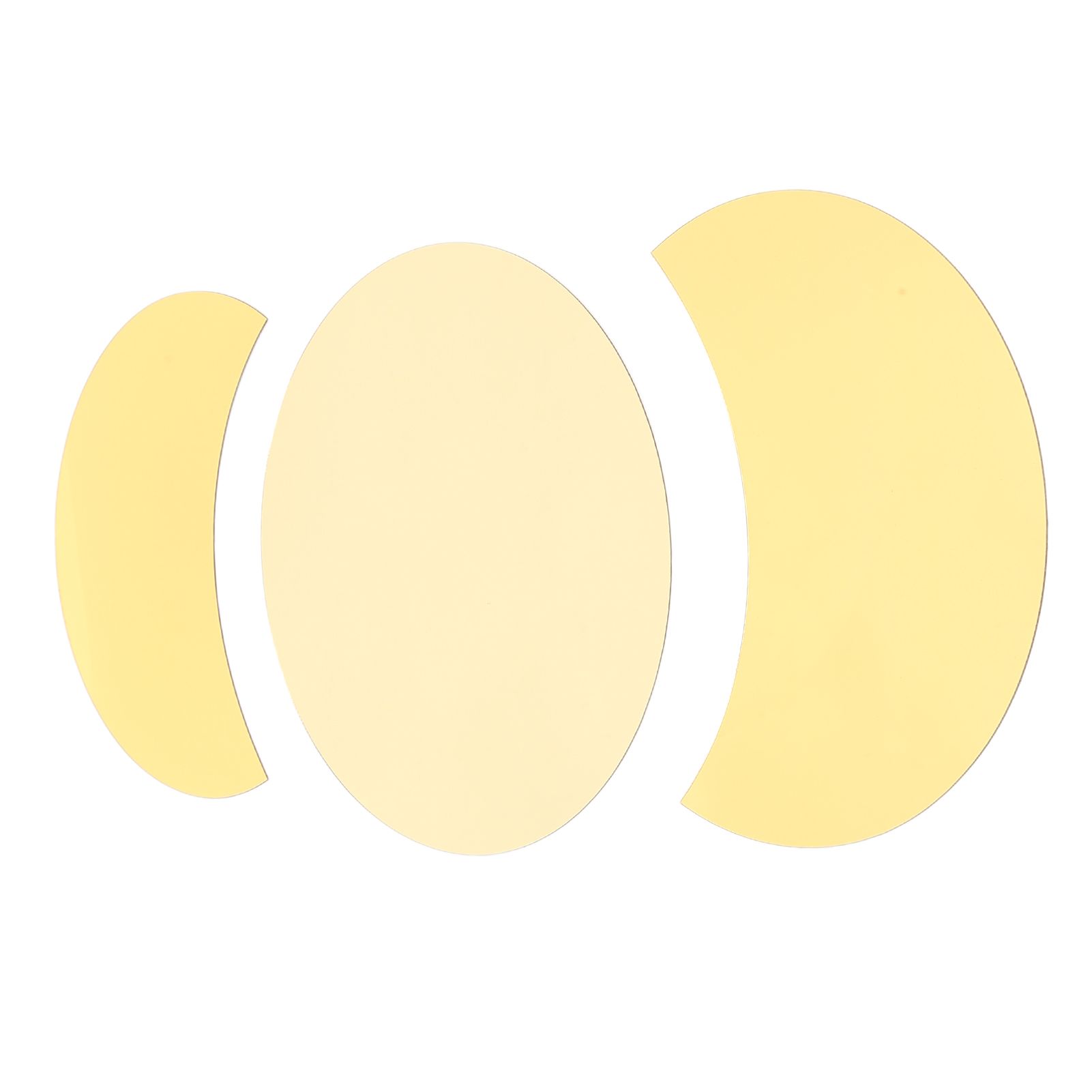 Acrylic Mirror Wall Sticker Sun Half Moon Shape Decorative Background Decal view 9