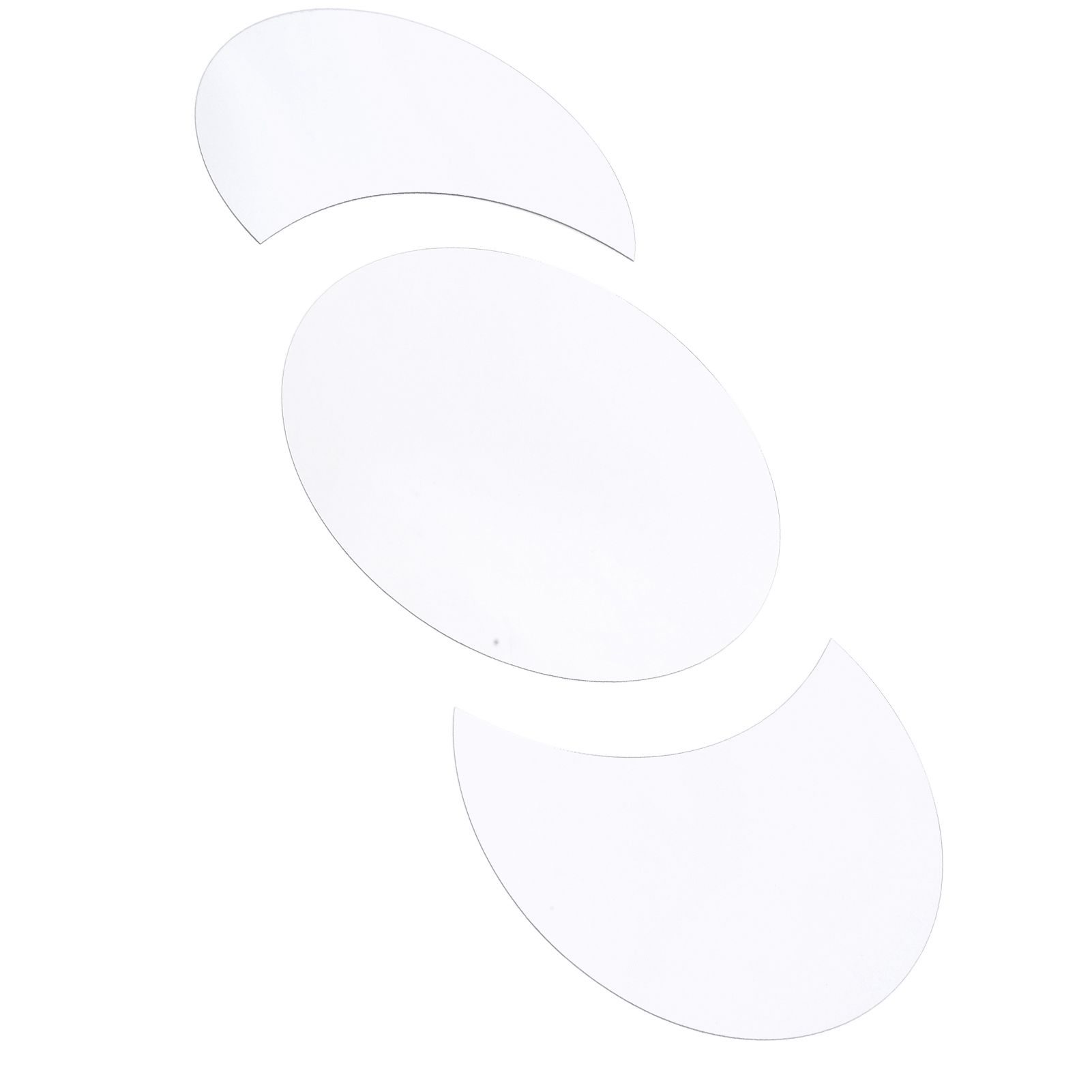 Acrylic Mirror Wall Sticker Sun Half Moon Shape Decorative Background Decal view 3