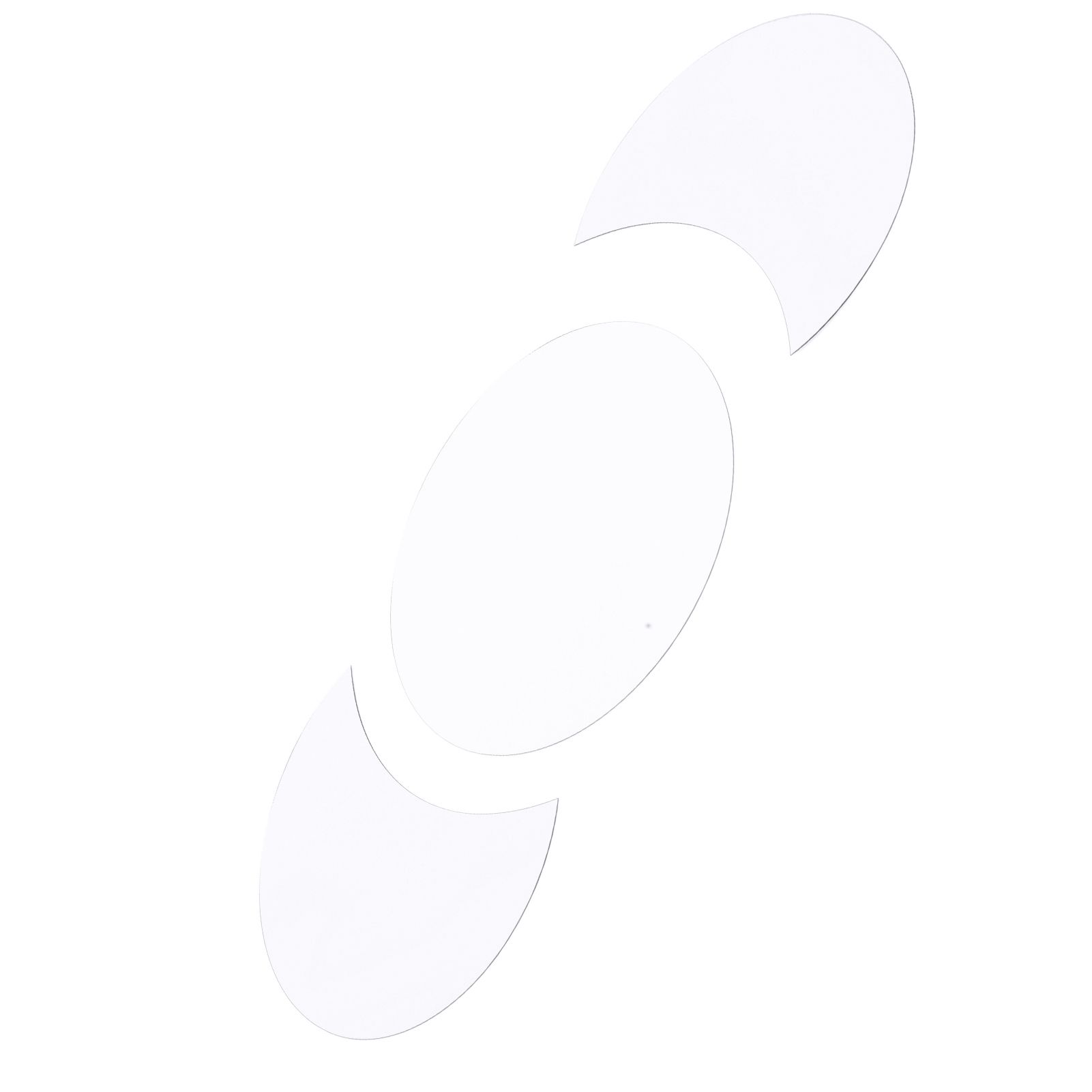 Acrylic Mirror Wall Sticker Sun Half Moon Shape Decorative Background Decal view 4