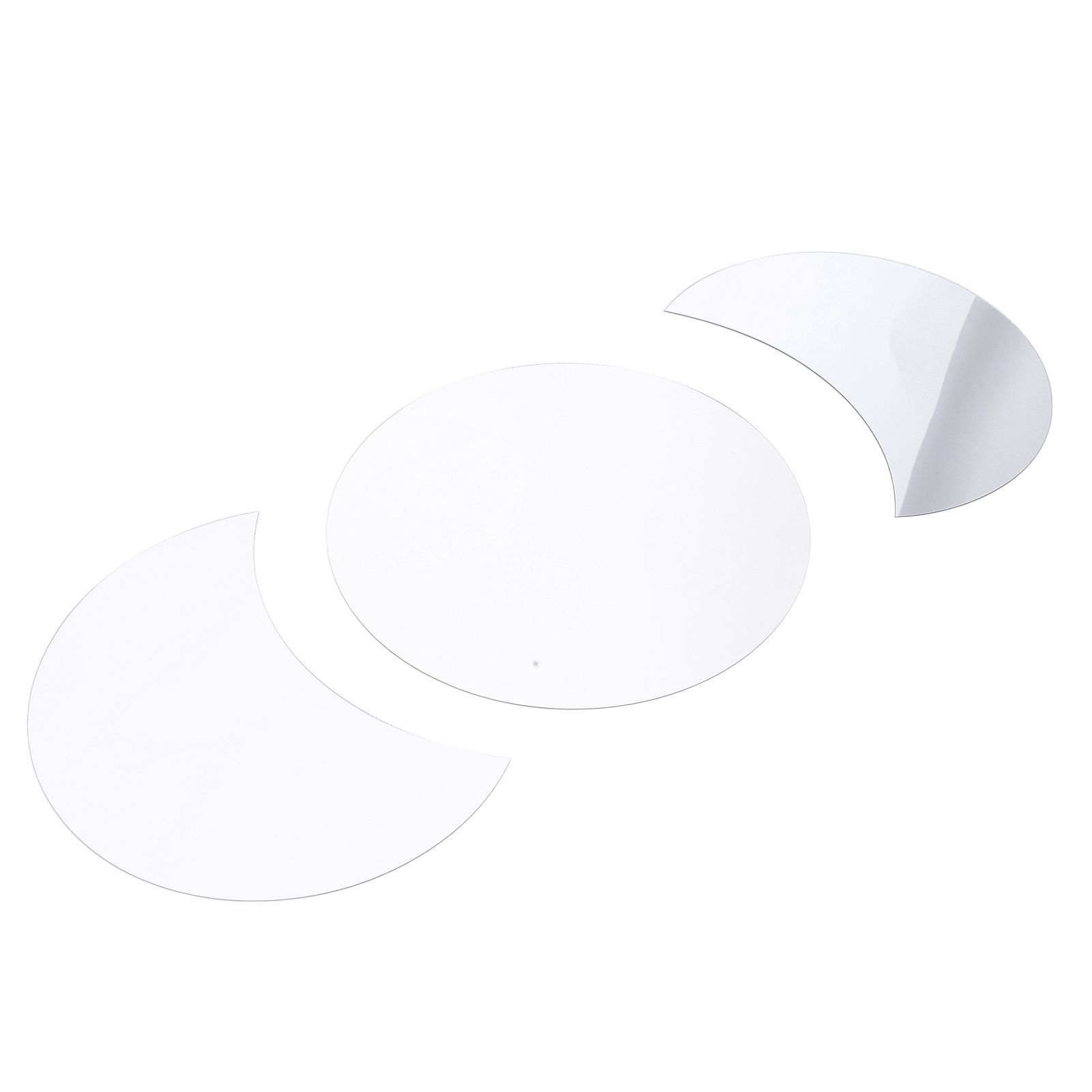 Acrylic Mirror Wall Sticker Sun Half Moon Shape Decorative Background Decal view 7