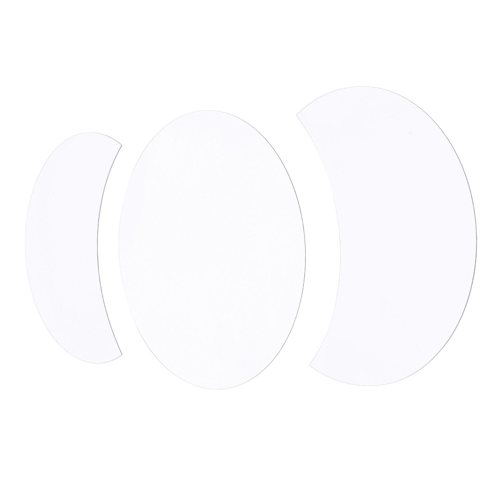 Acrylic Mirror Wall Sticker Sun Half Moon Shape Decorative Background Decal view 9